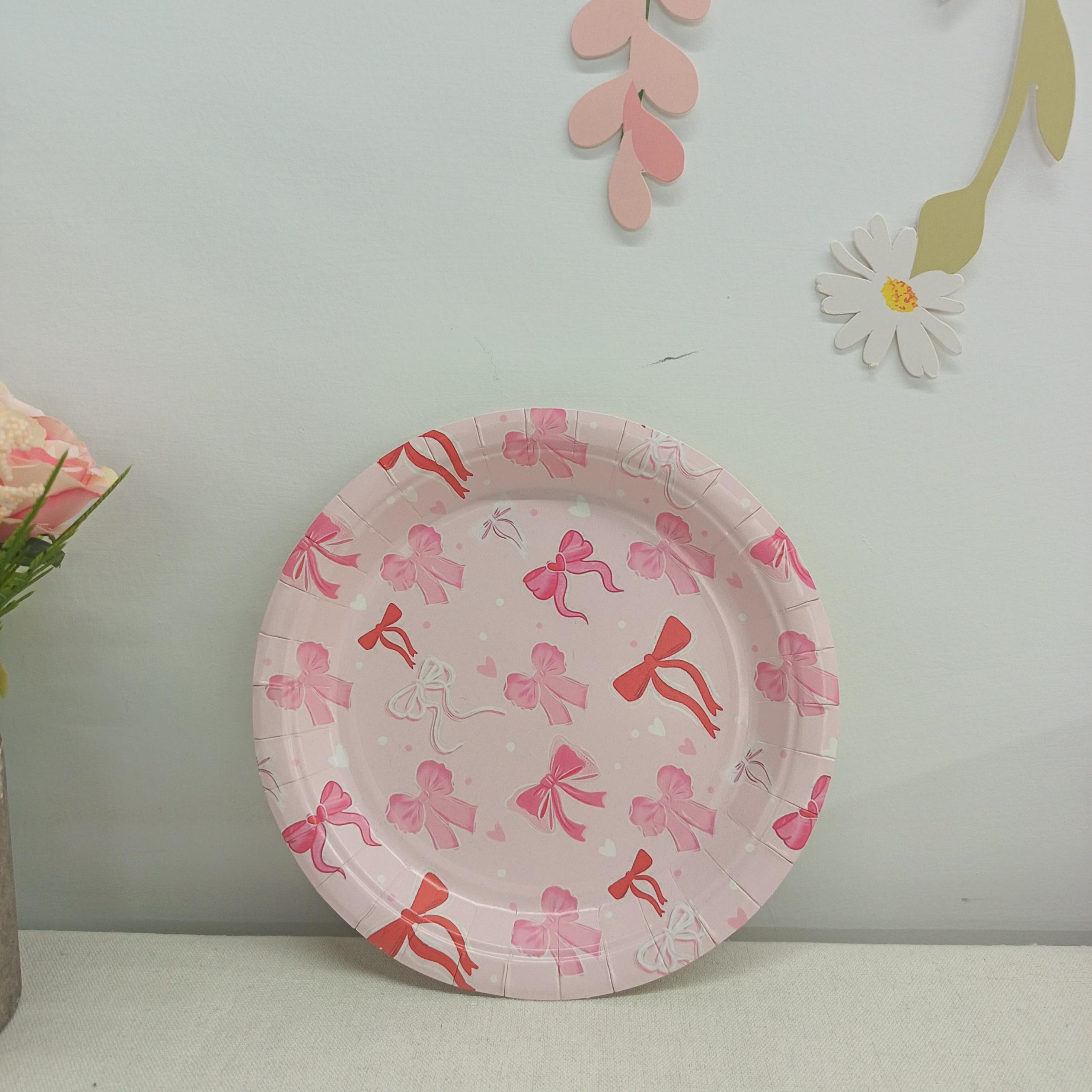 Bowknot Paper Plate
