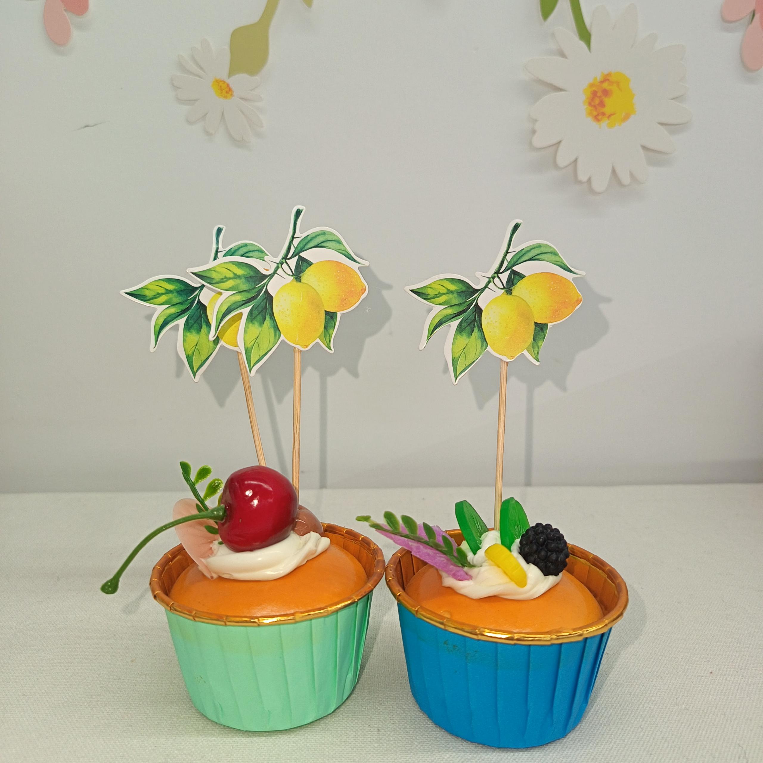 Fruit Paper Cake Topper for Birthday Party