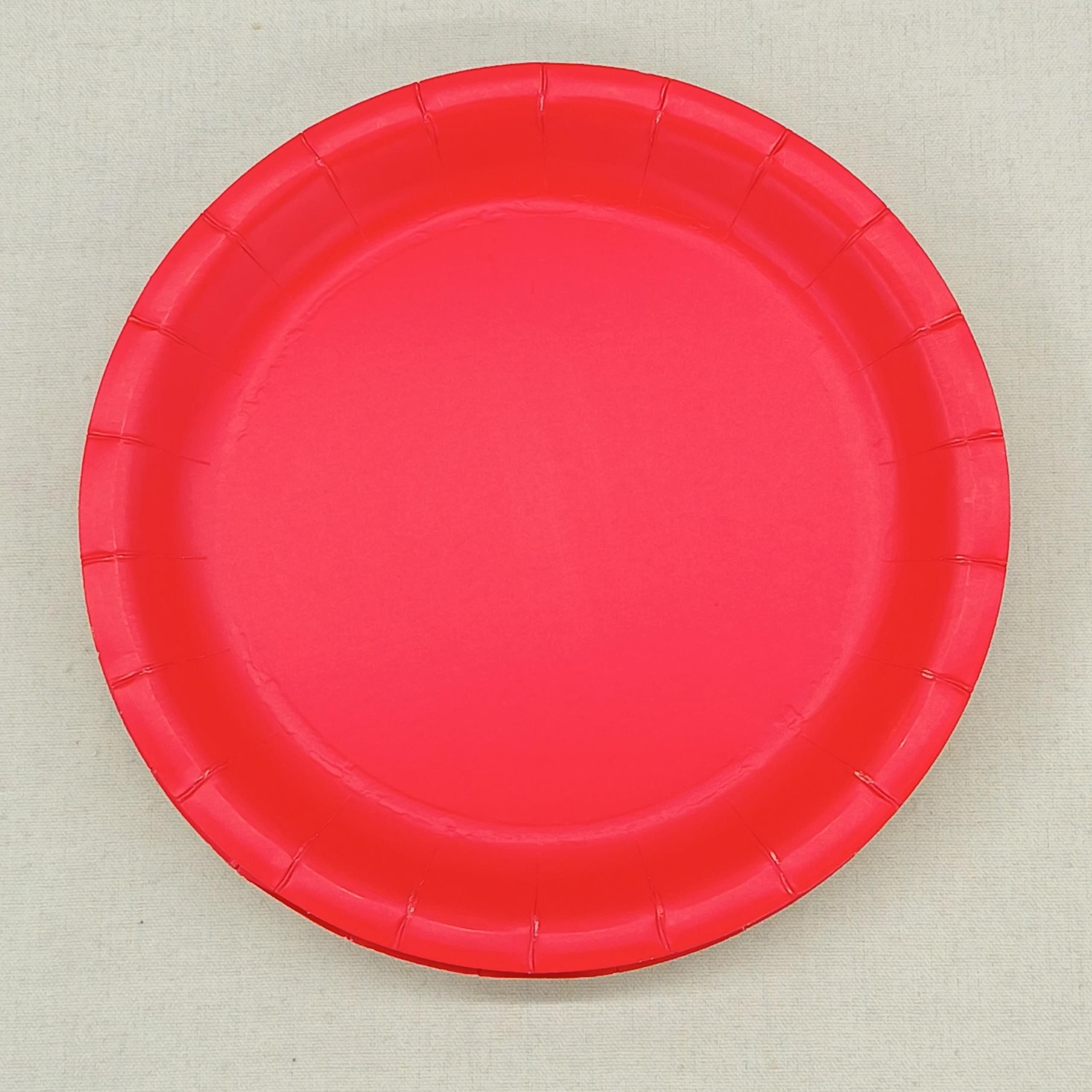 Solid Color Paper Plate for Birthday Party
