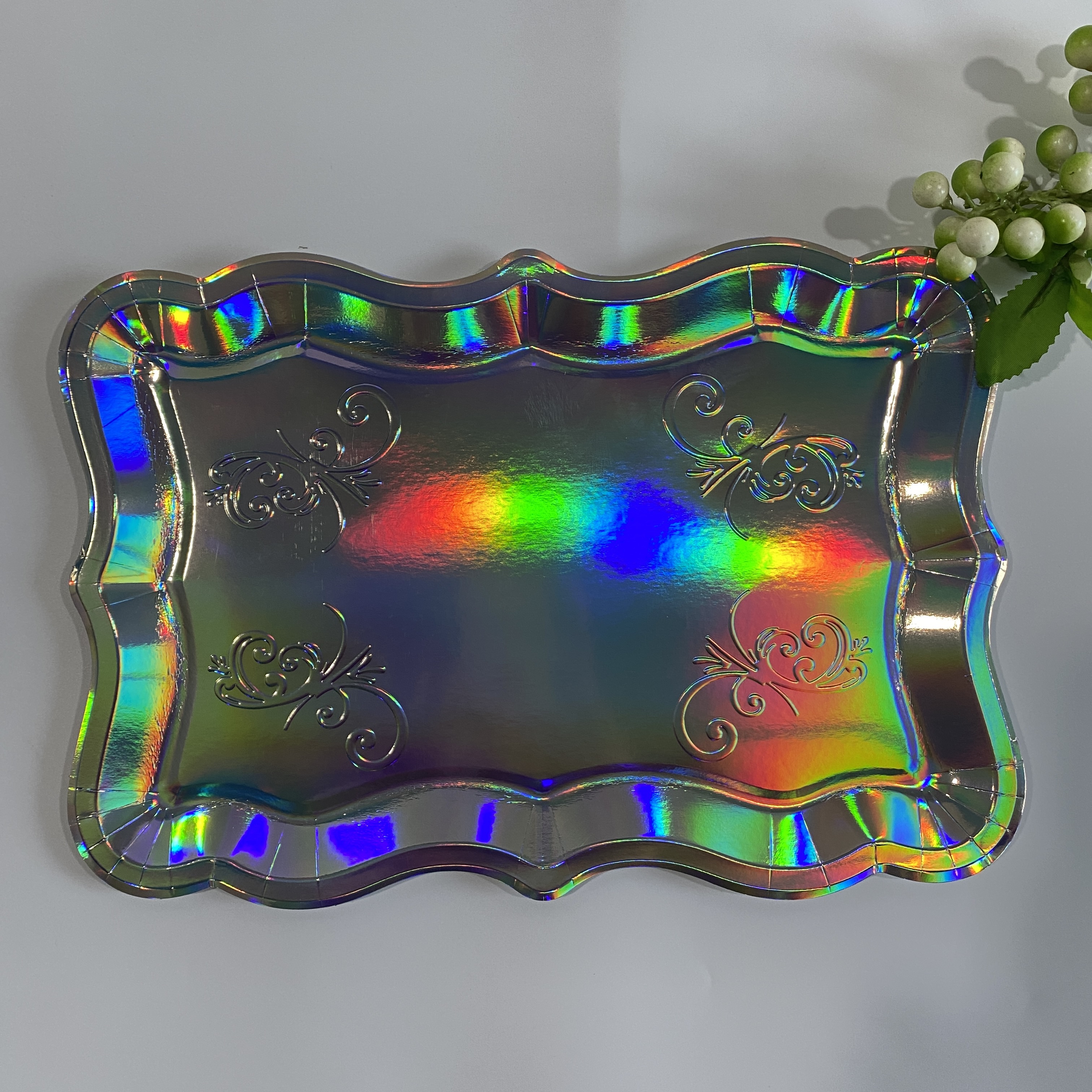 Solid Color Paper Plate for Birthday Party