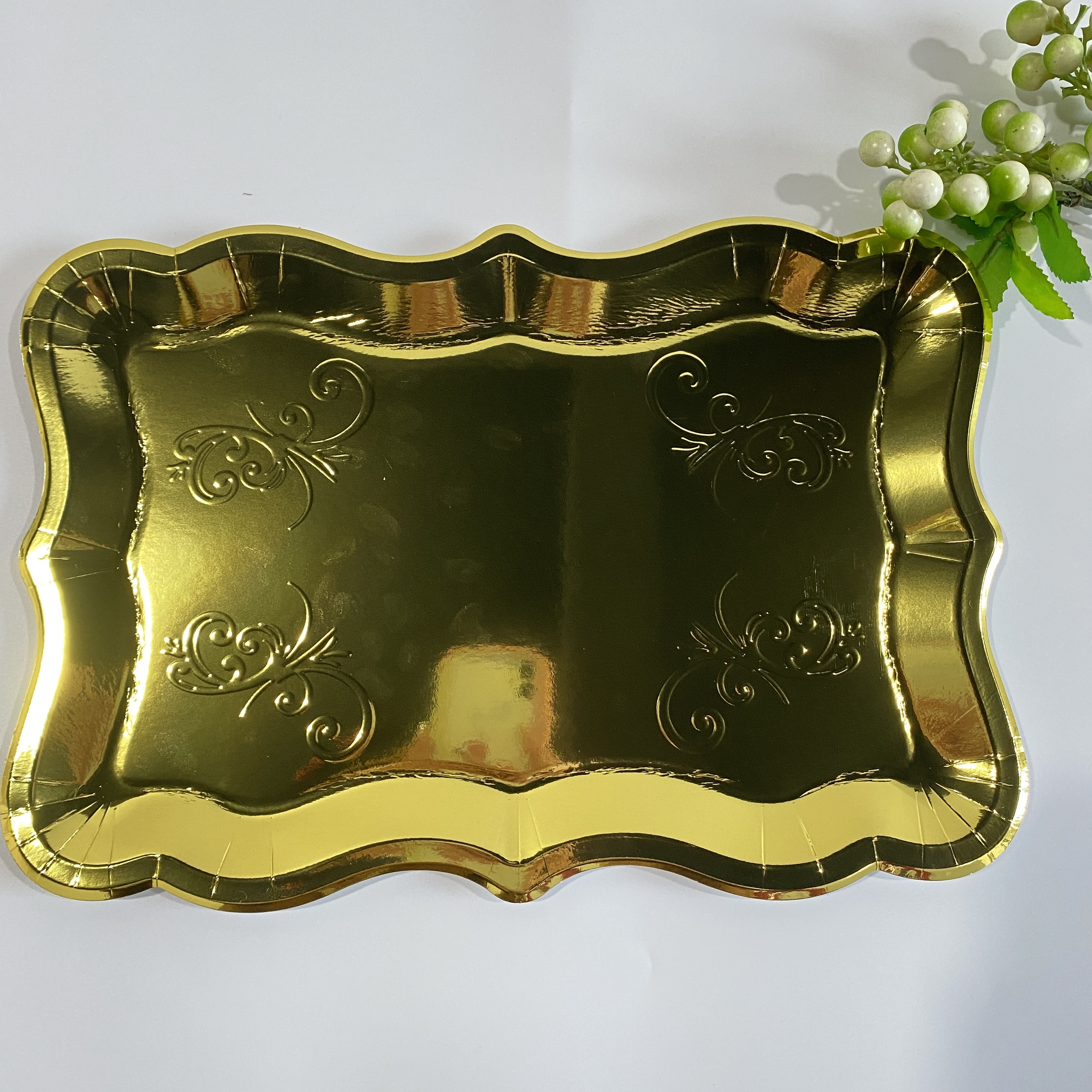 Solid Color Paper Plate for Birthday Party