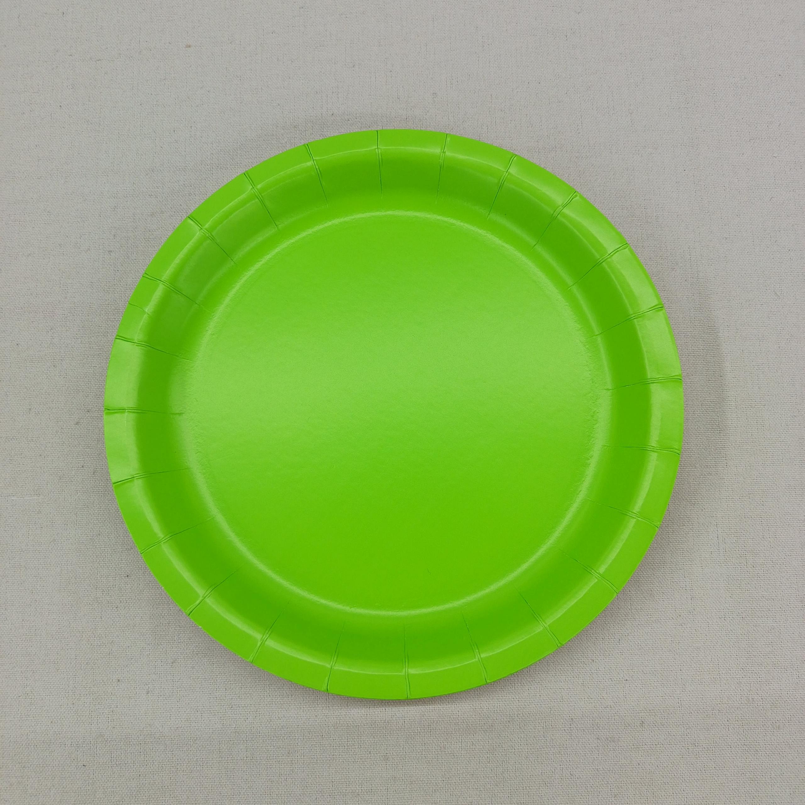 Solid Color Paper Plate for Birthday Party