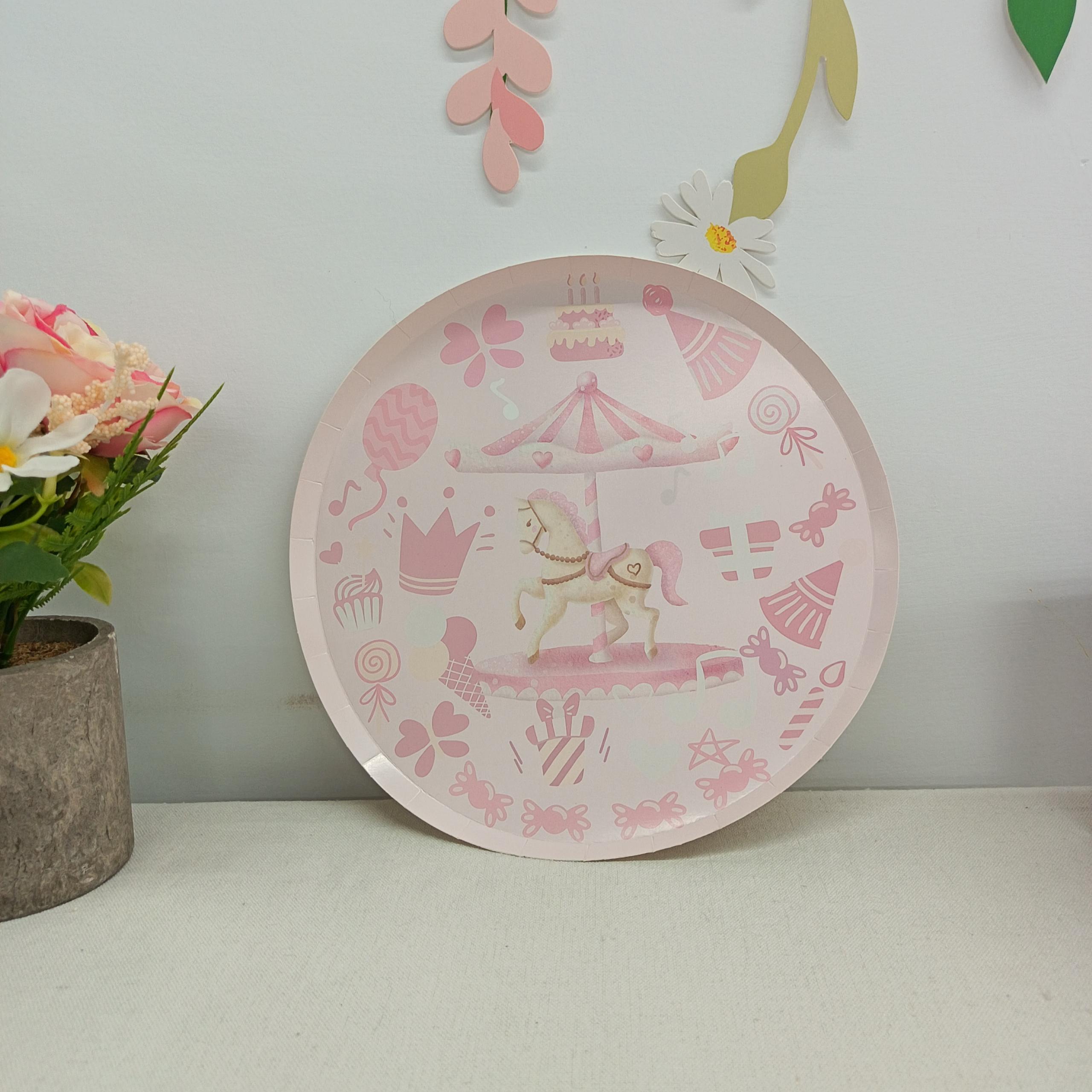 Carousel Paper Plate