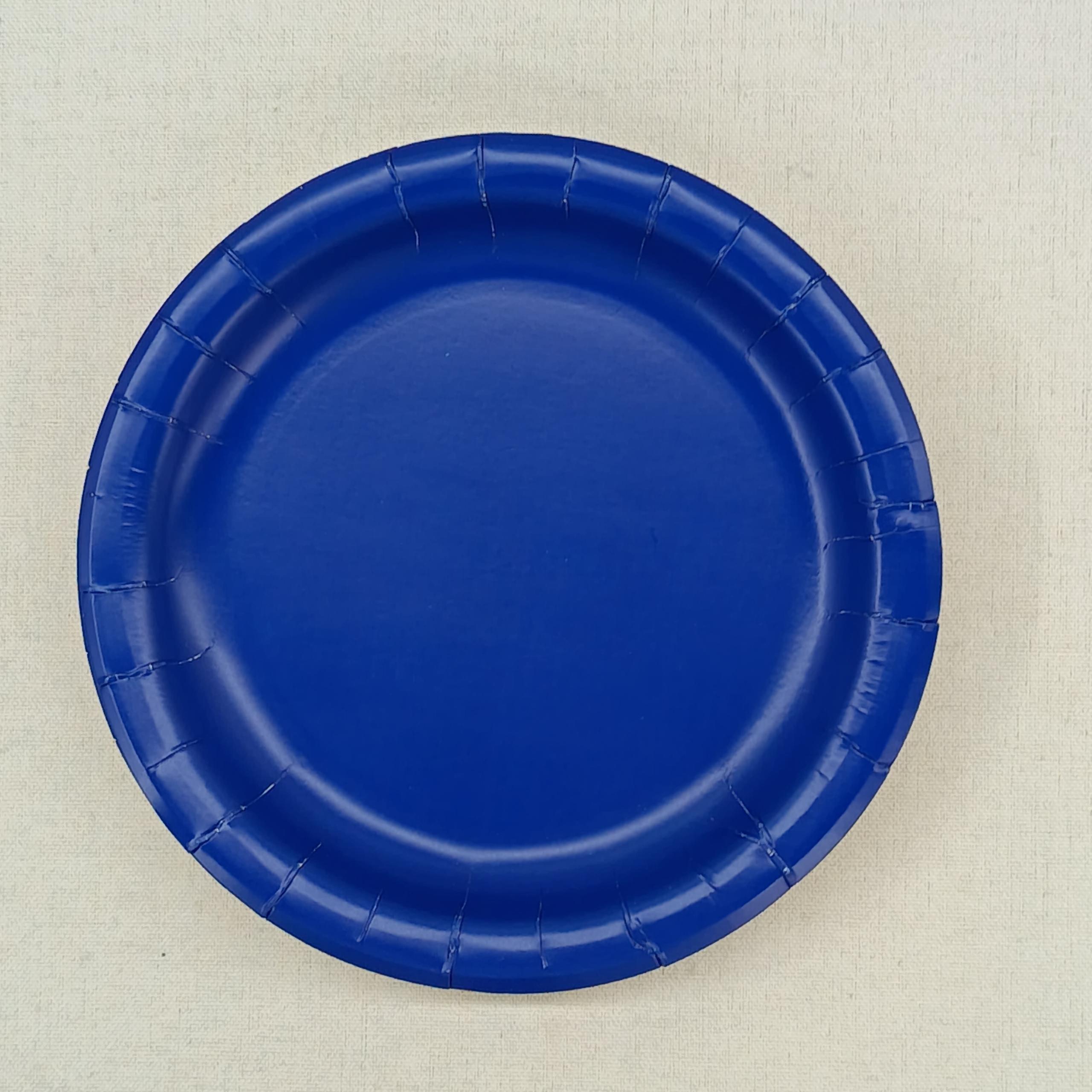 Solid Color Paper Plate for Birthday Party