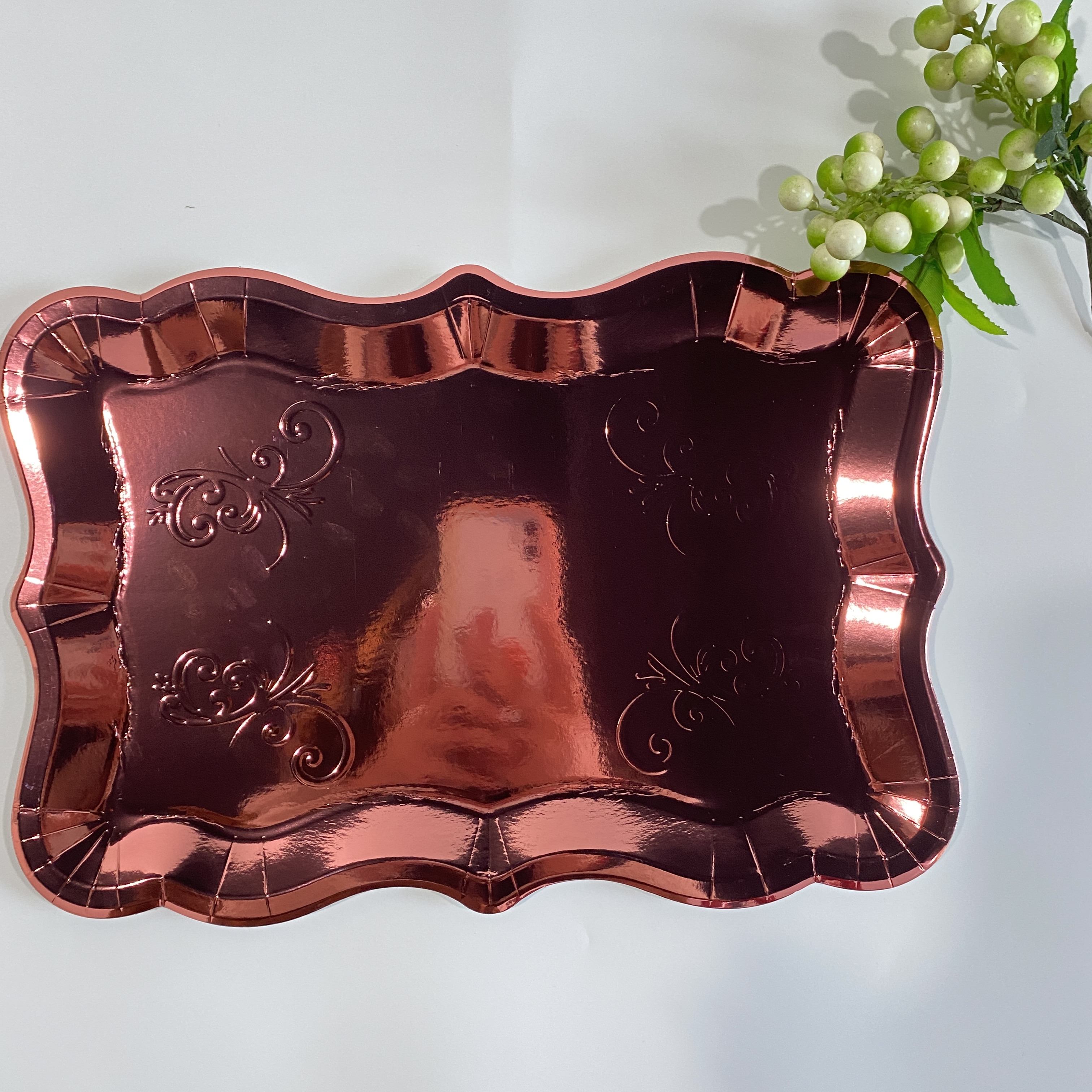 Solid Color Paper Plate for Birthday Party