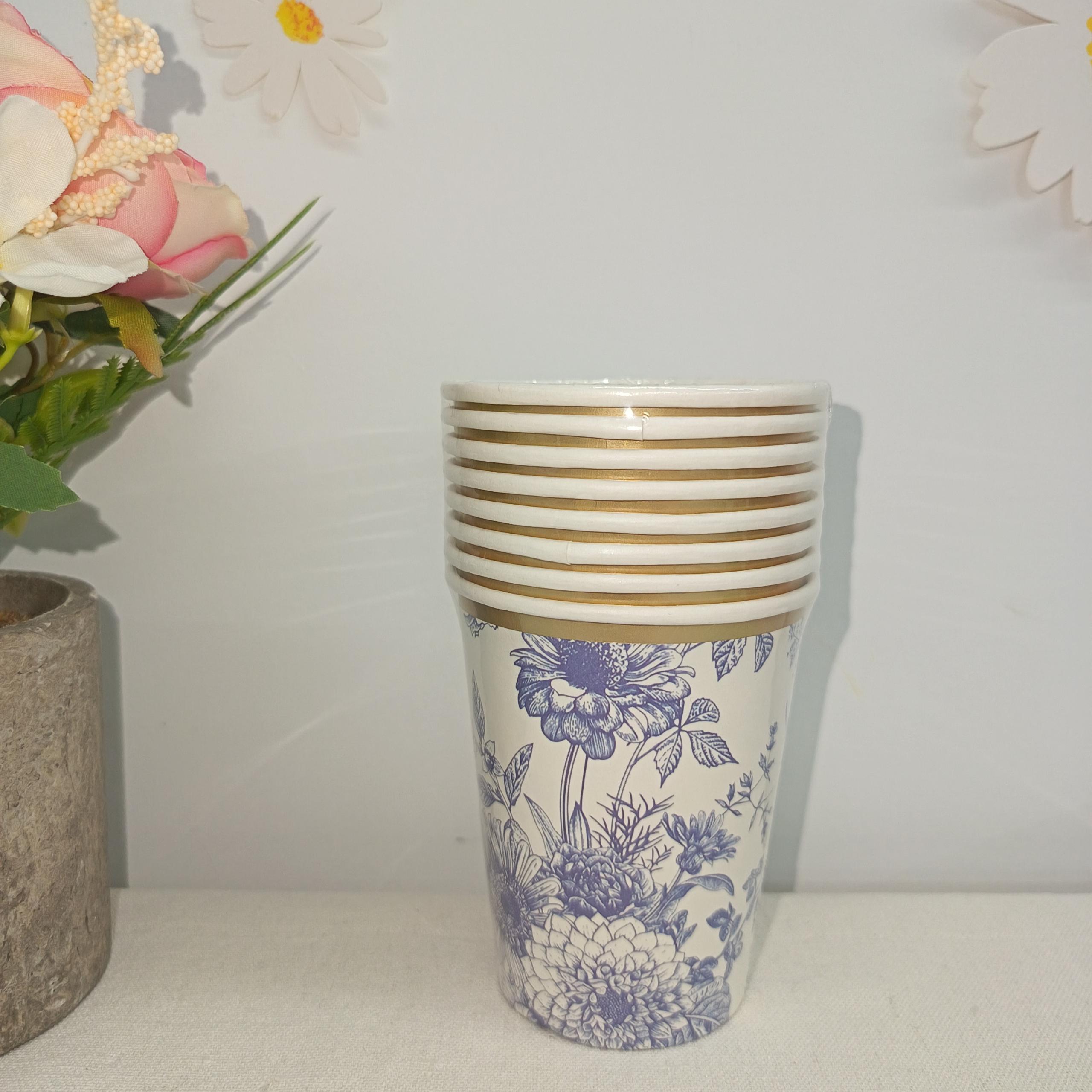 Flower Paper Cup for Tea Party