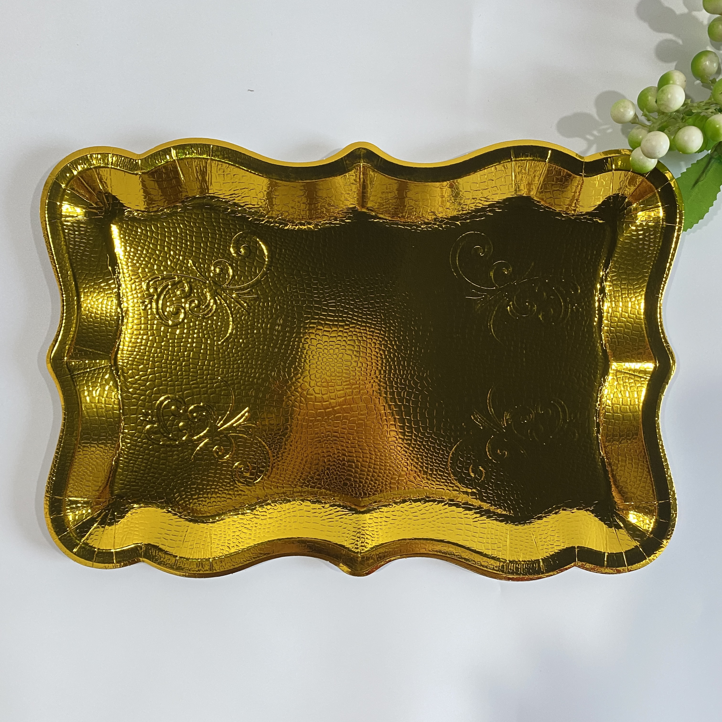 Solid Color Paper Plate for Birthday Party