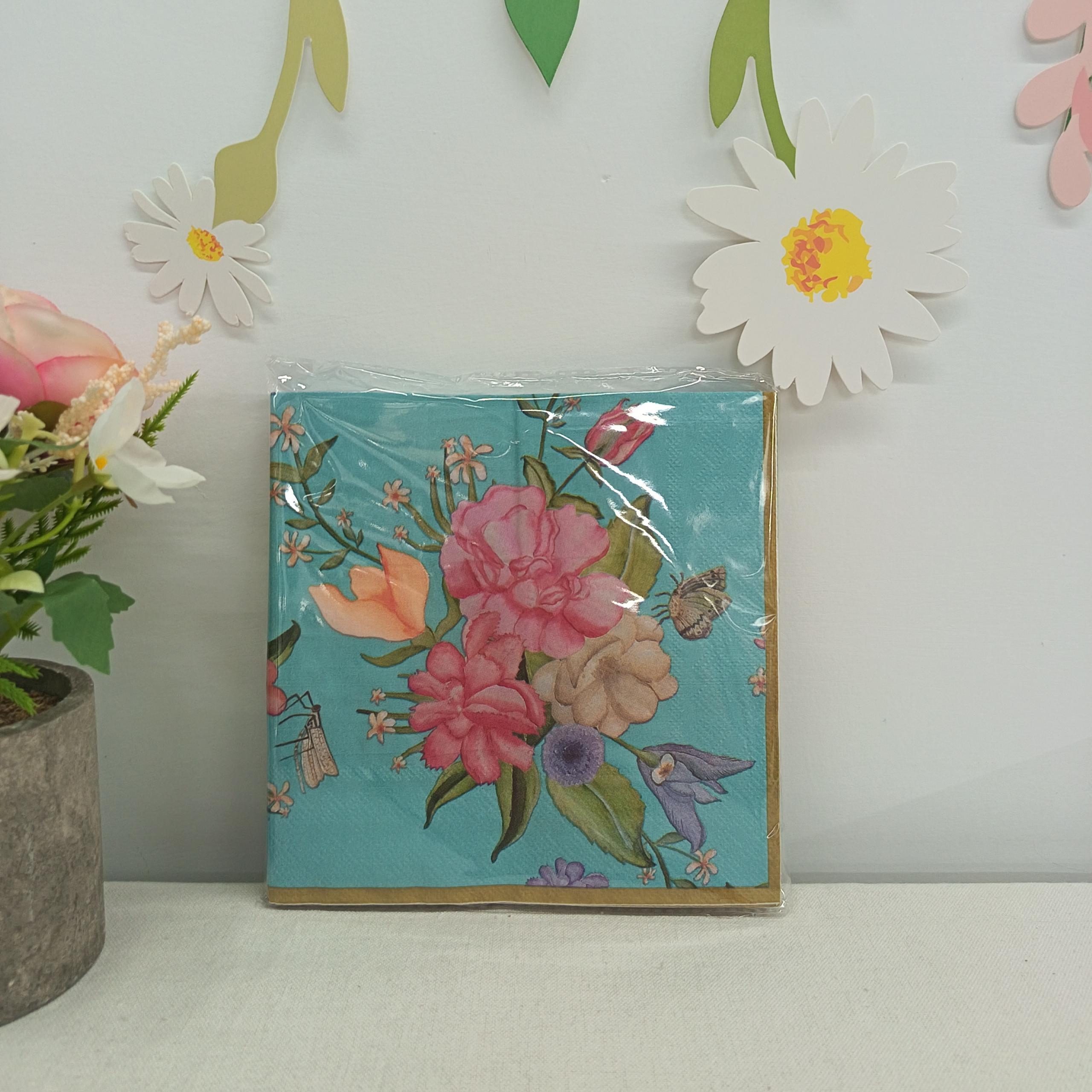 Flower Napkin for Tea Party