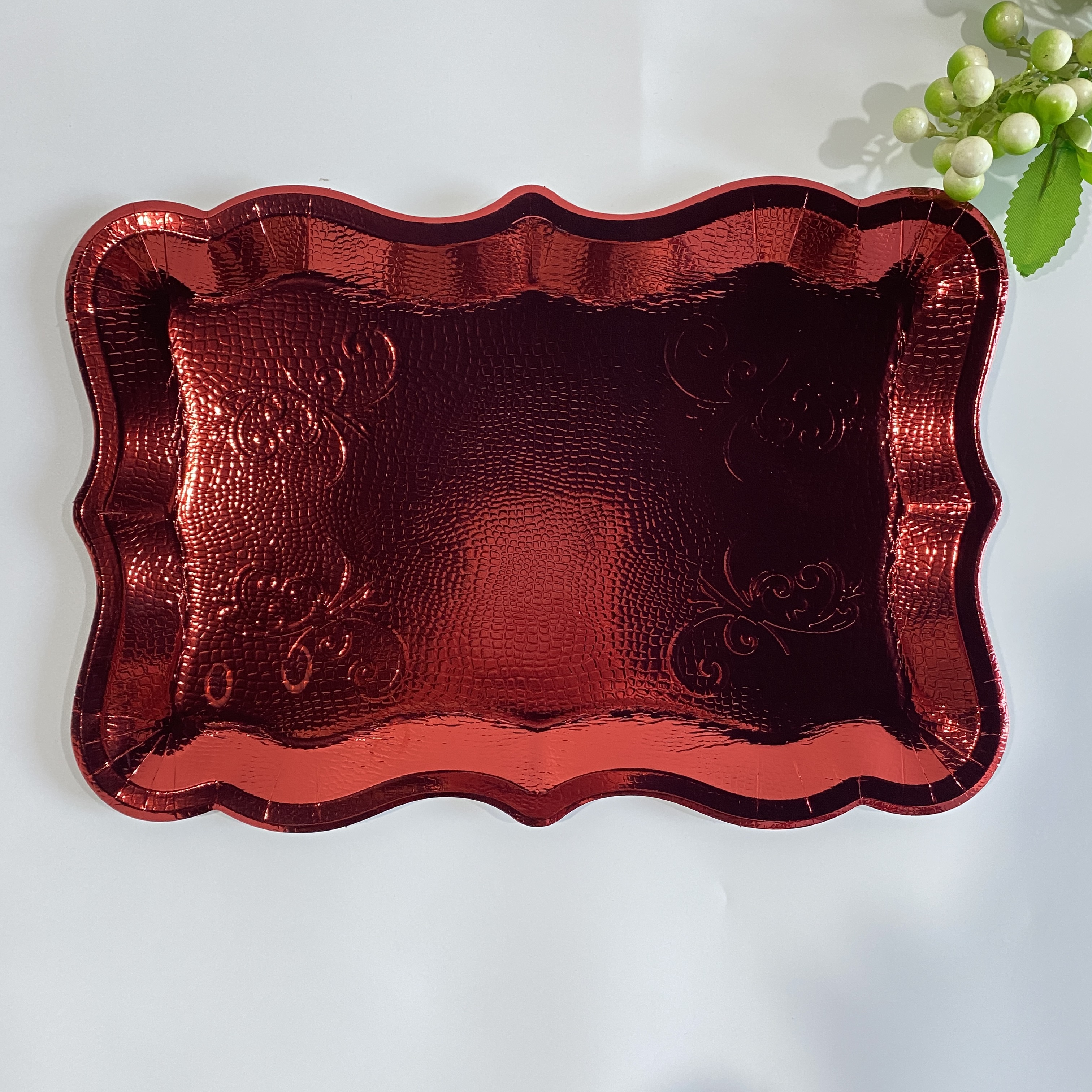 Solid Color Paper Plate for Birthday Party