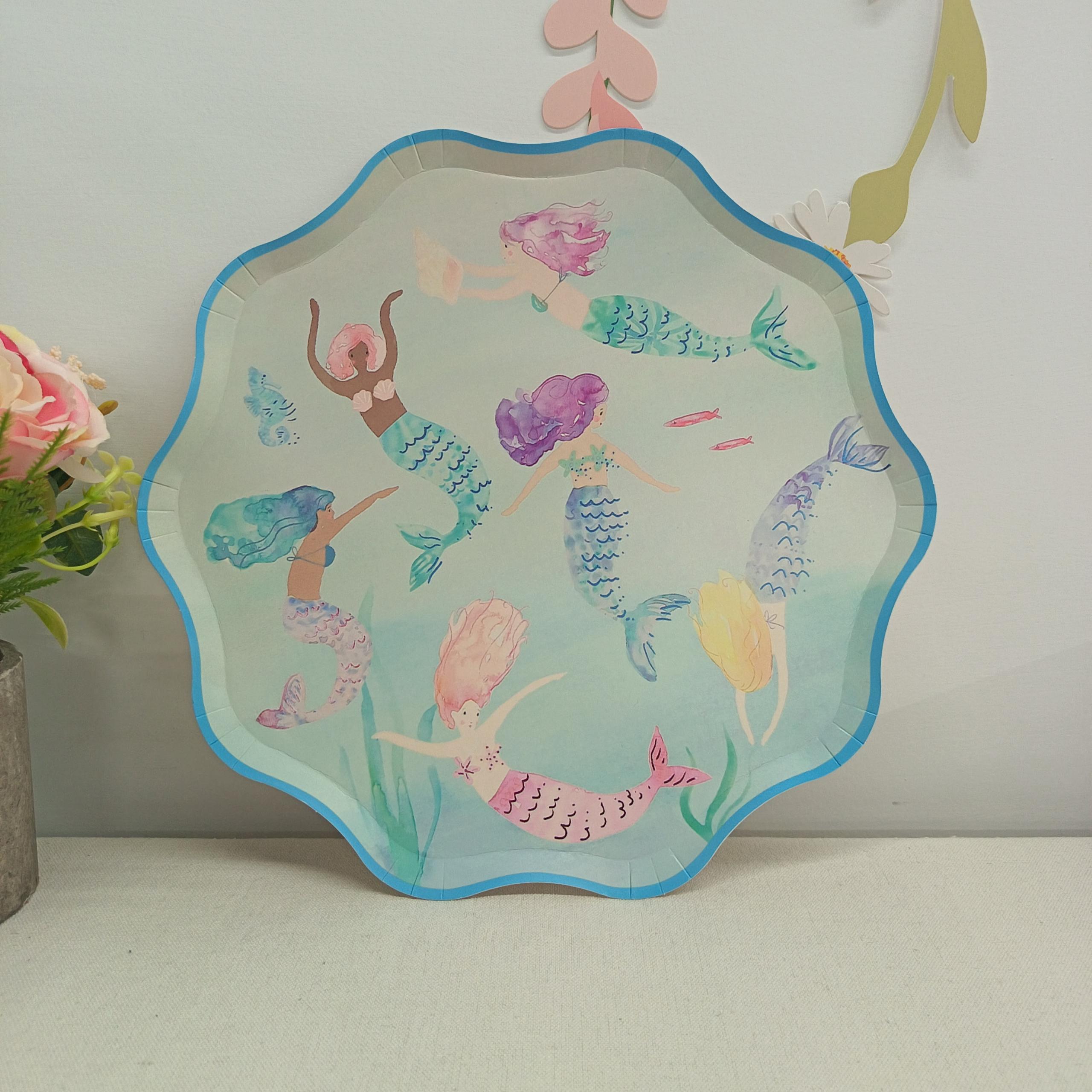 Mermaid Paper Plate