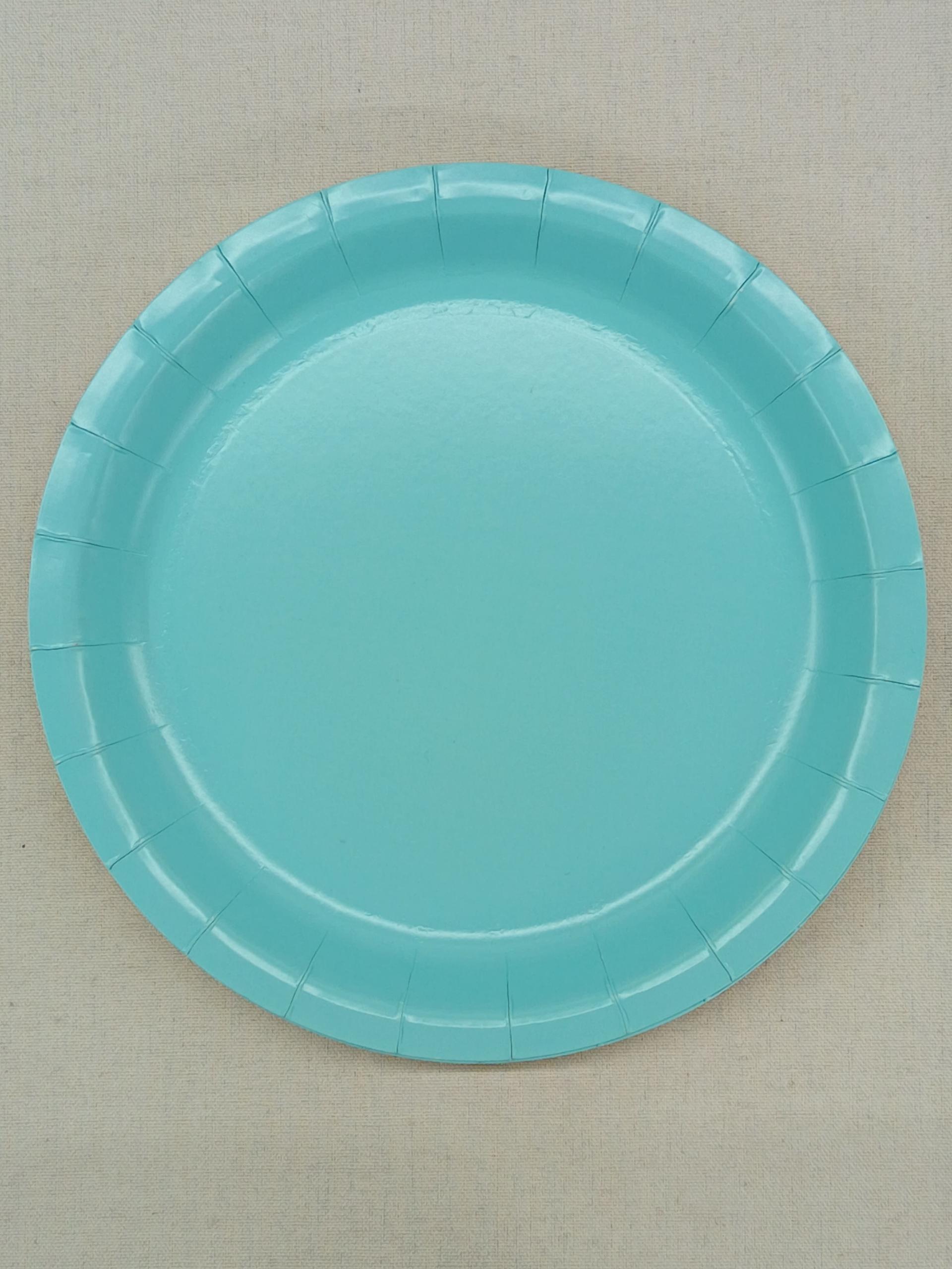 Solid Color Paper Plate for Birthday Party