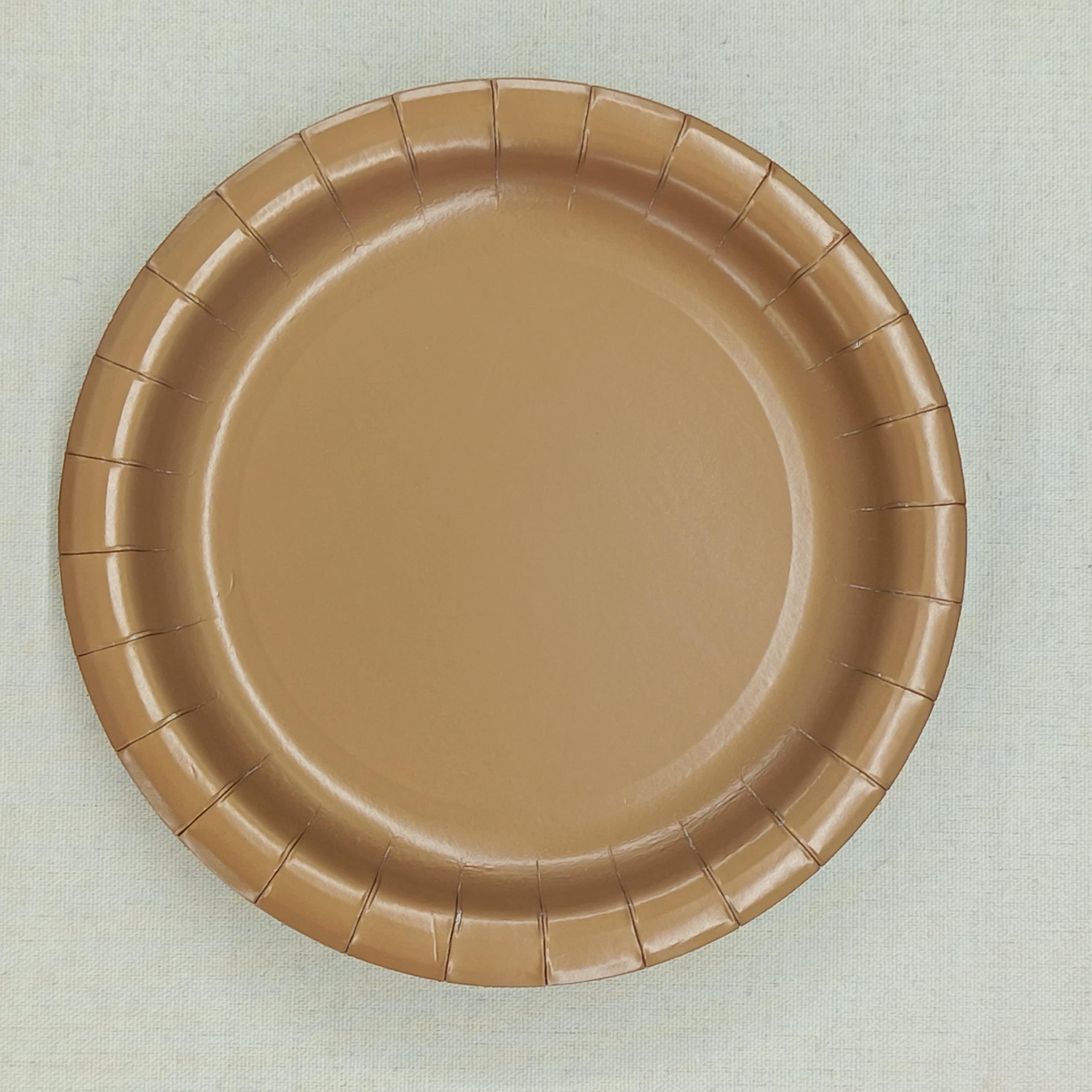 Solid Color Paper Plate for Birthday Party