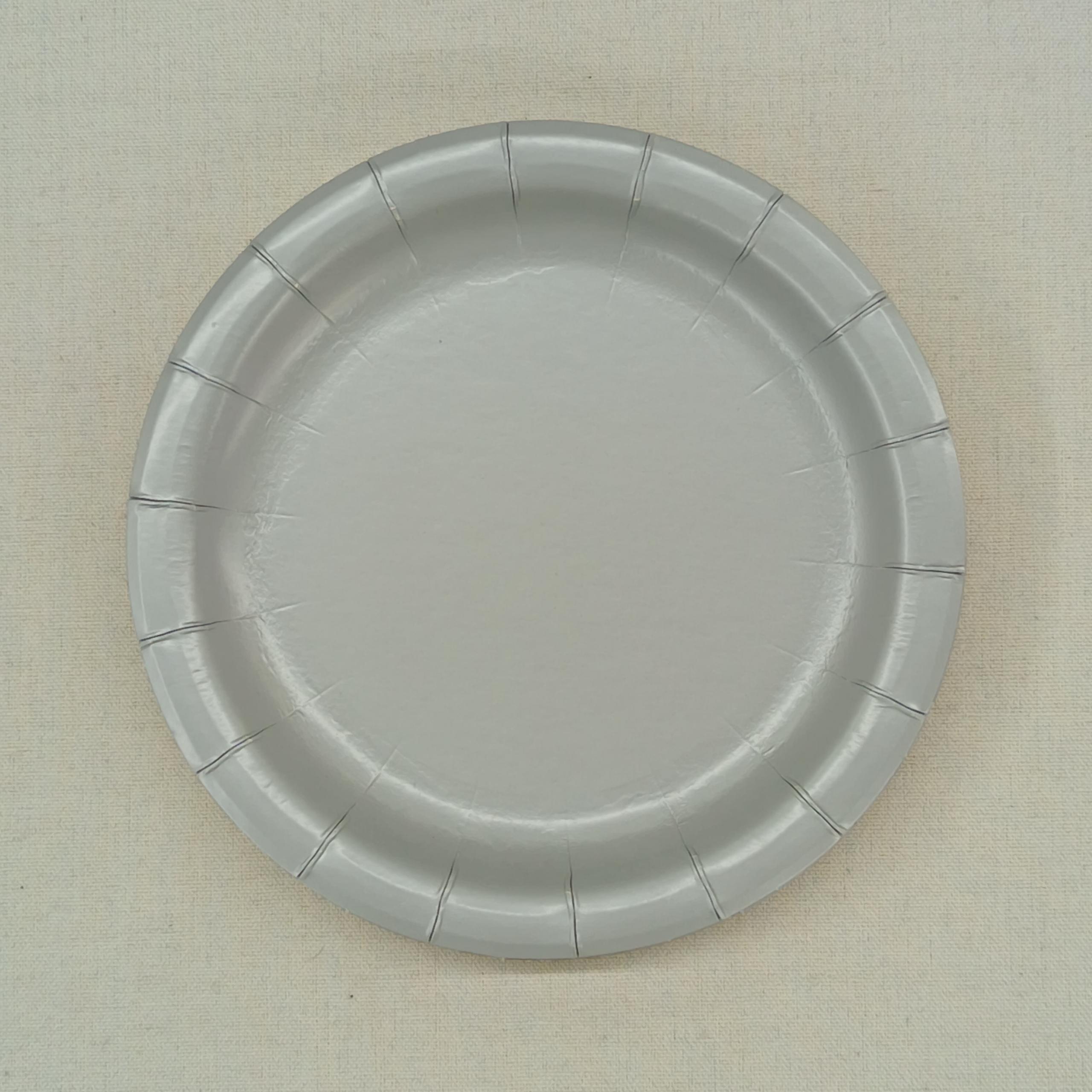 Solid Color Paper Plate for Birthday Party