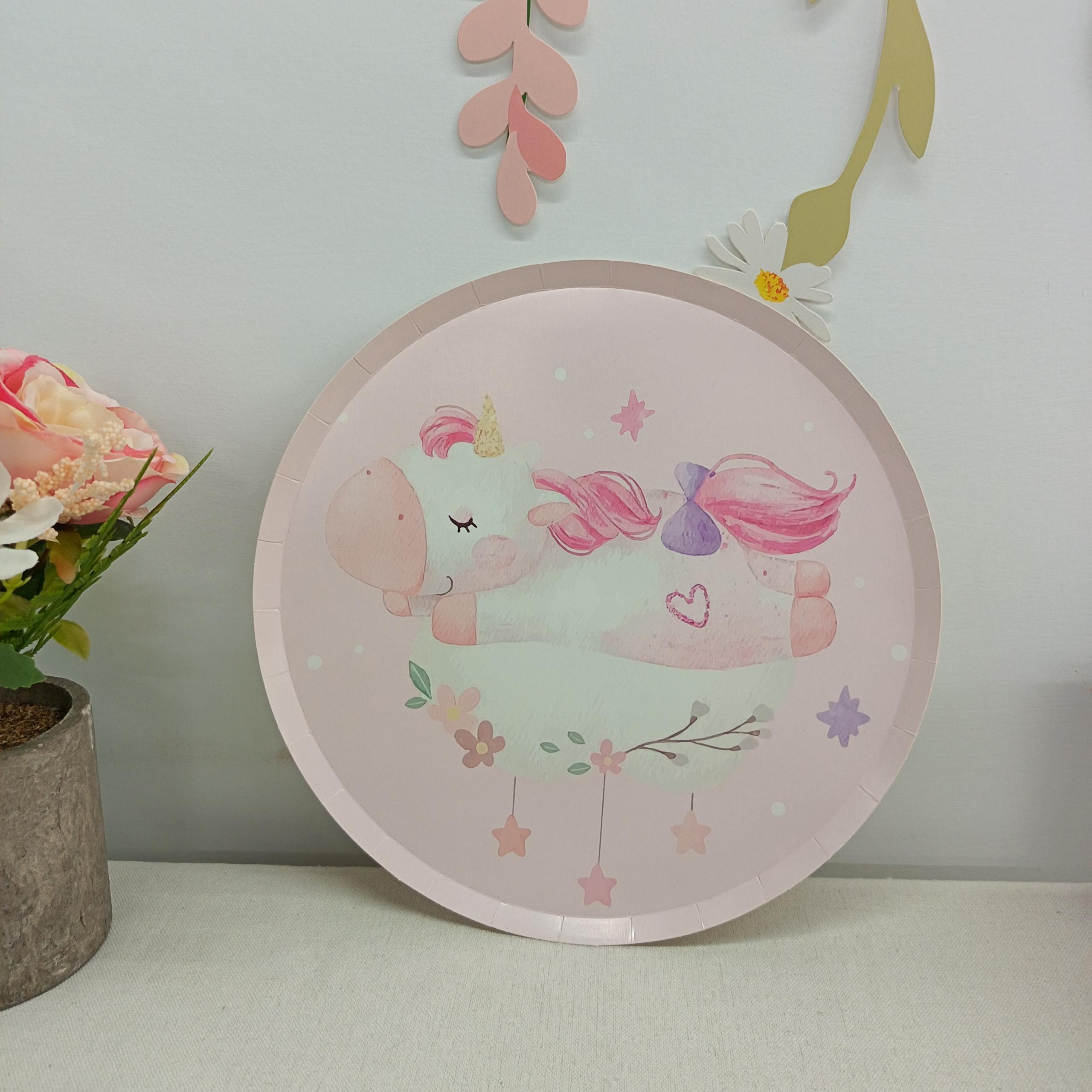 Unicorn Paper Plate
