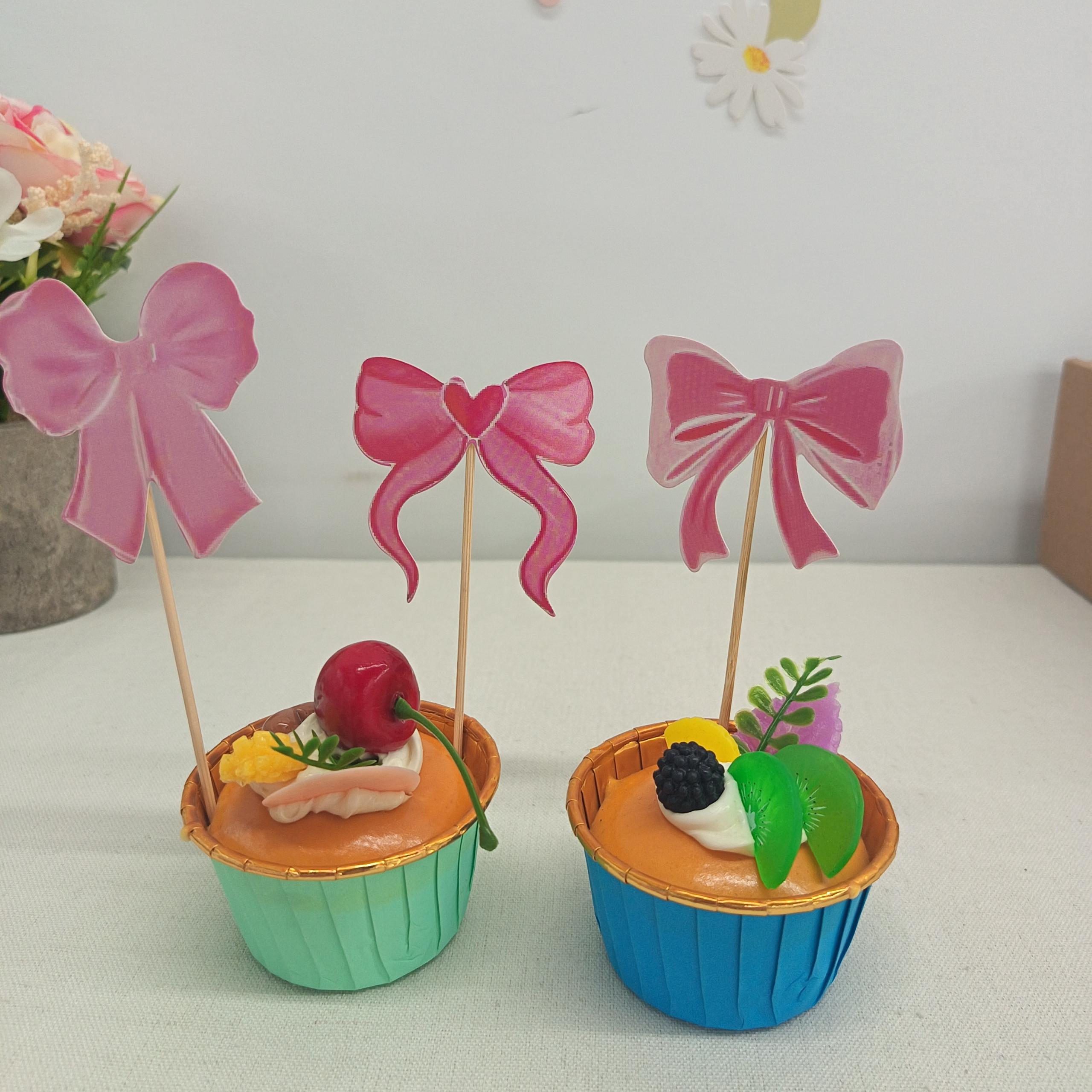 Bowknot Paper Cake Topper