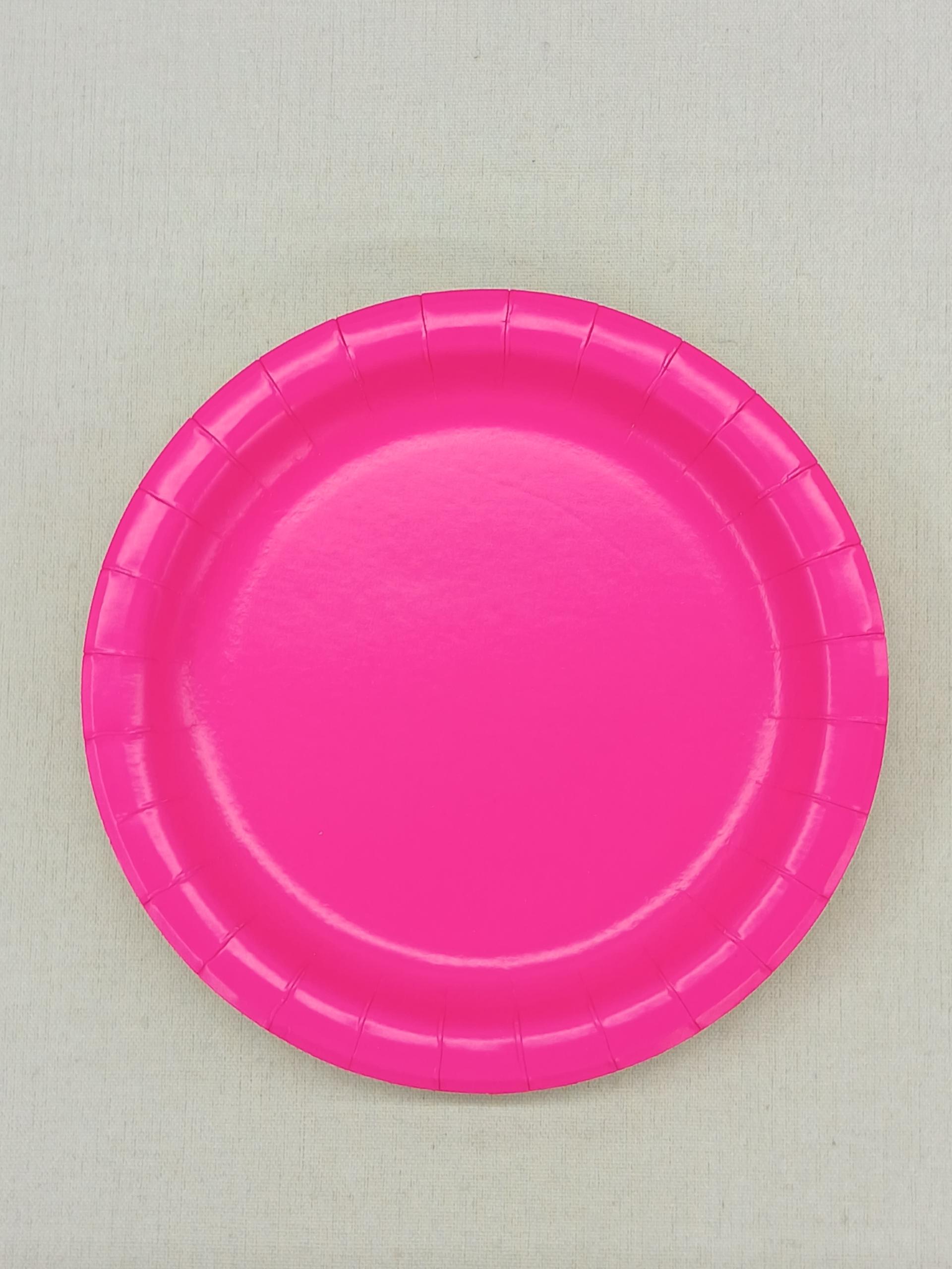 Solid Color Paper Plate for Birthday Party