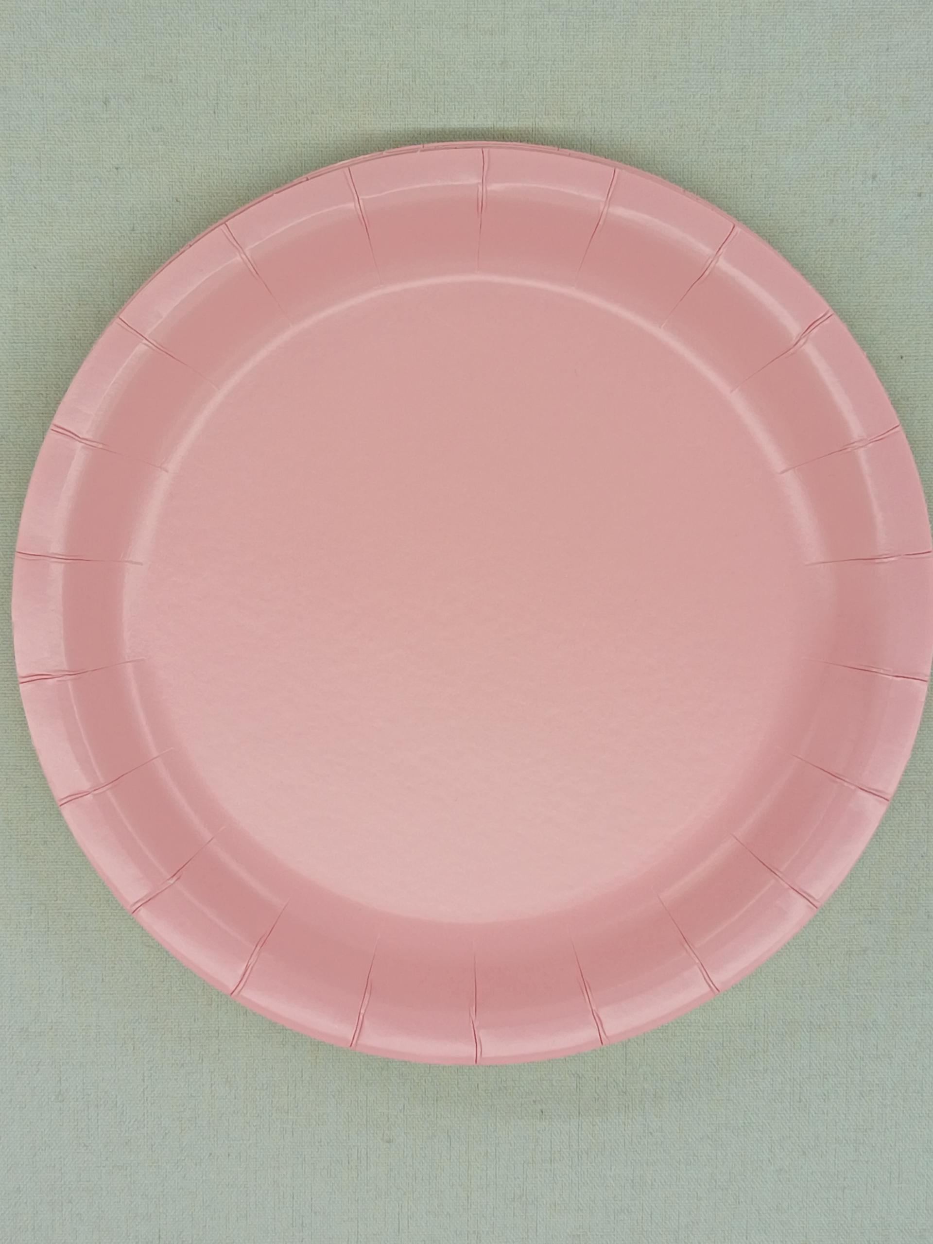 Solid Color Paper Plate for Birthday Party