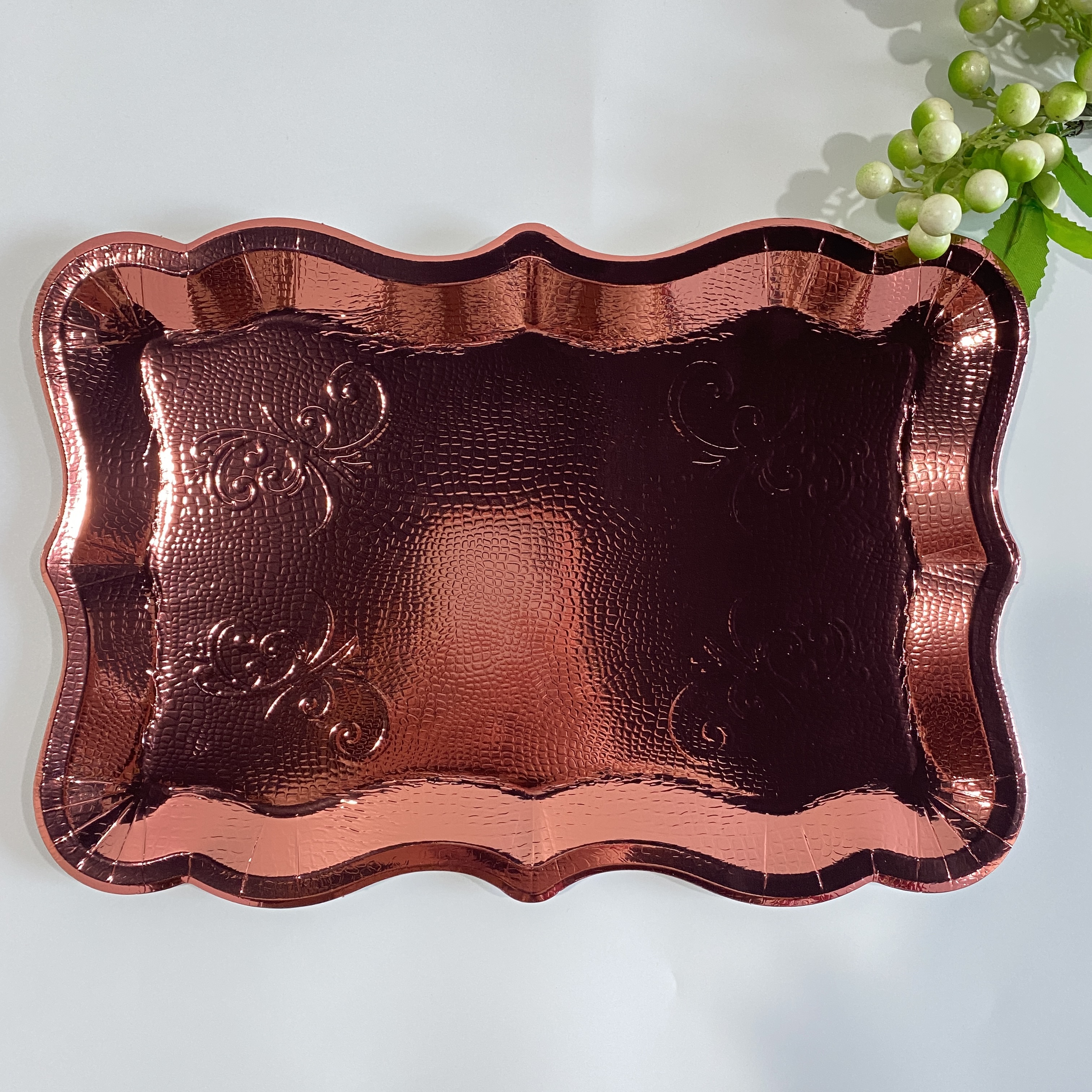 Solid Color Paper Plate for Birthday Party