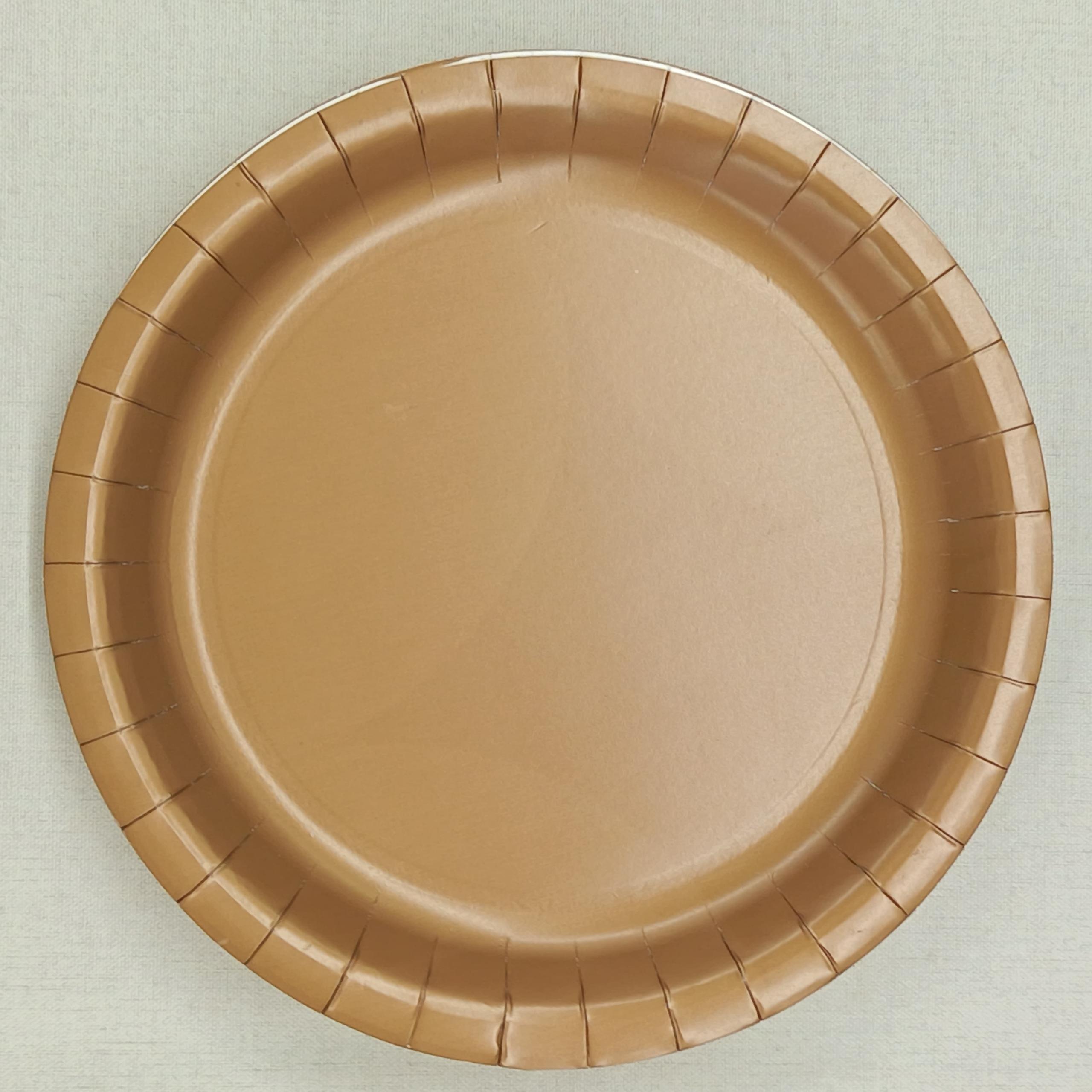 Solid Color Paper Plate for Birthday Party
