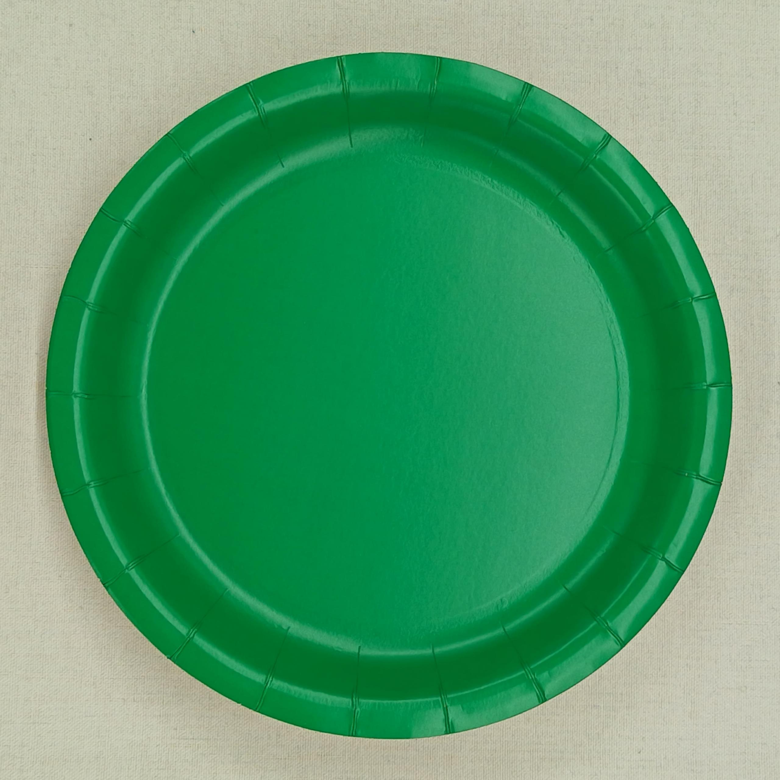 Solid Color Paper Plate for Birthday Party