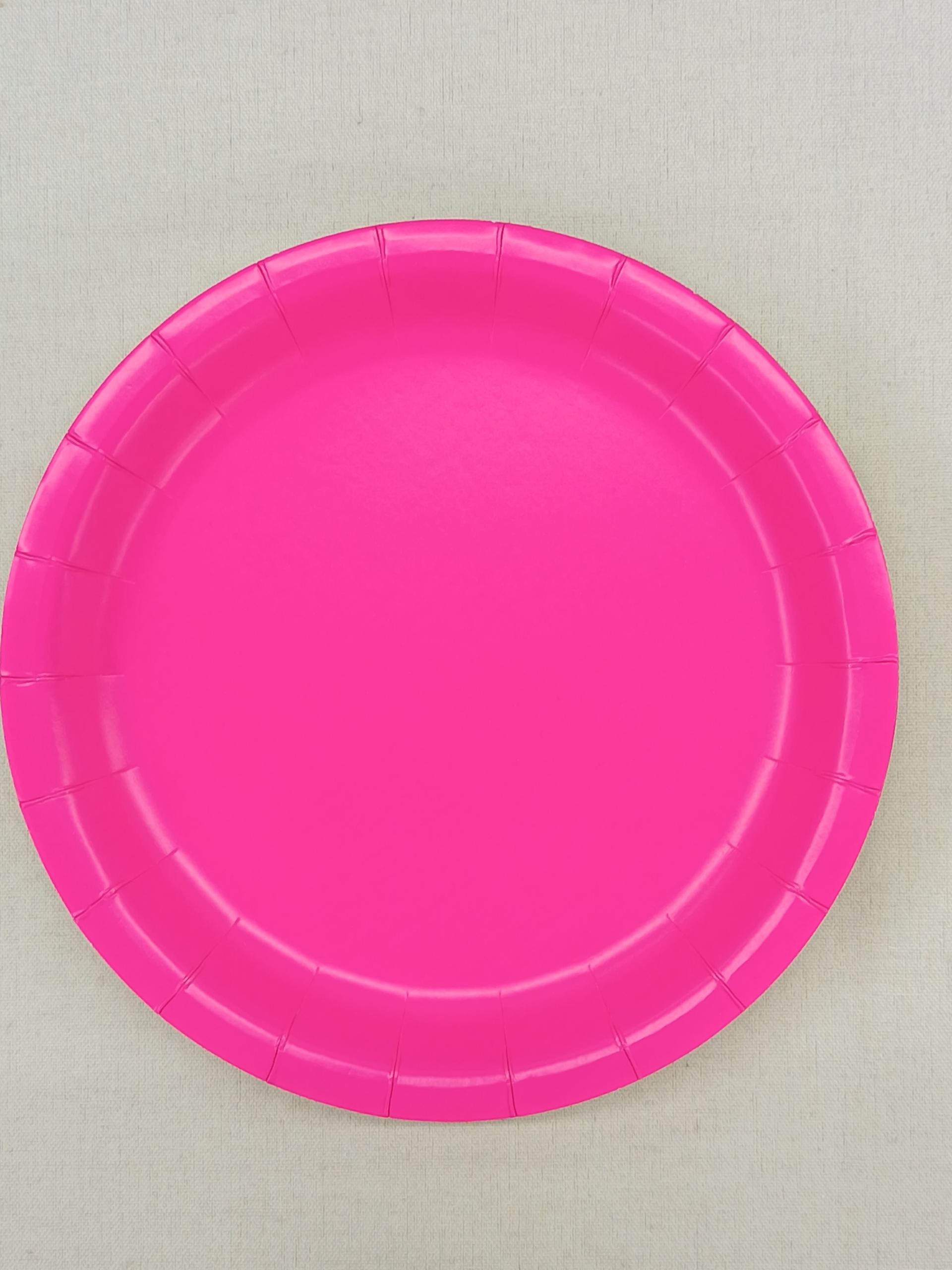 Solid Color Paper Plate for Birthday Party