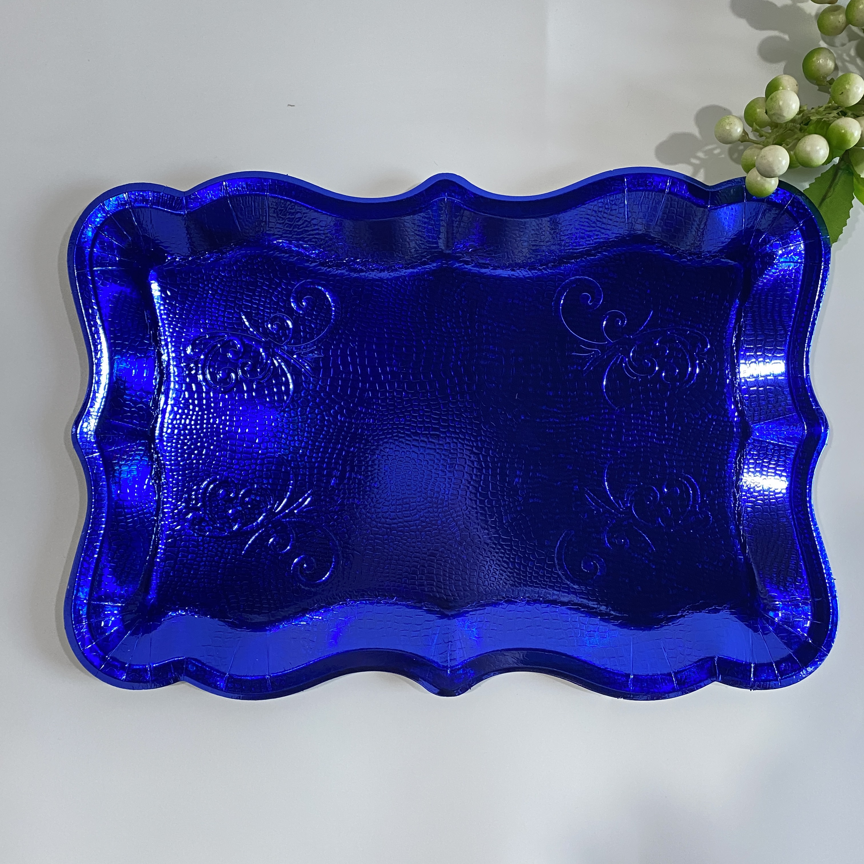 Solid Color Paper Plate for Birthday Party