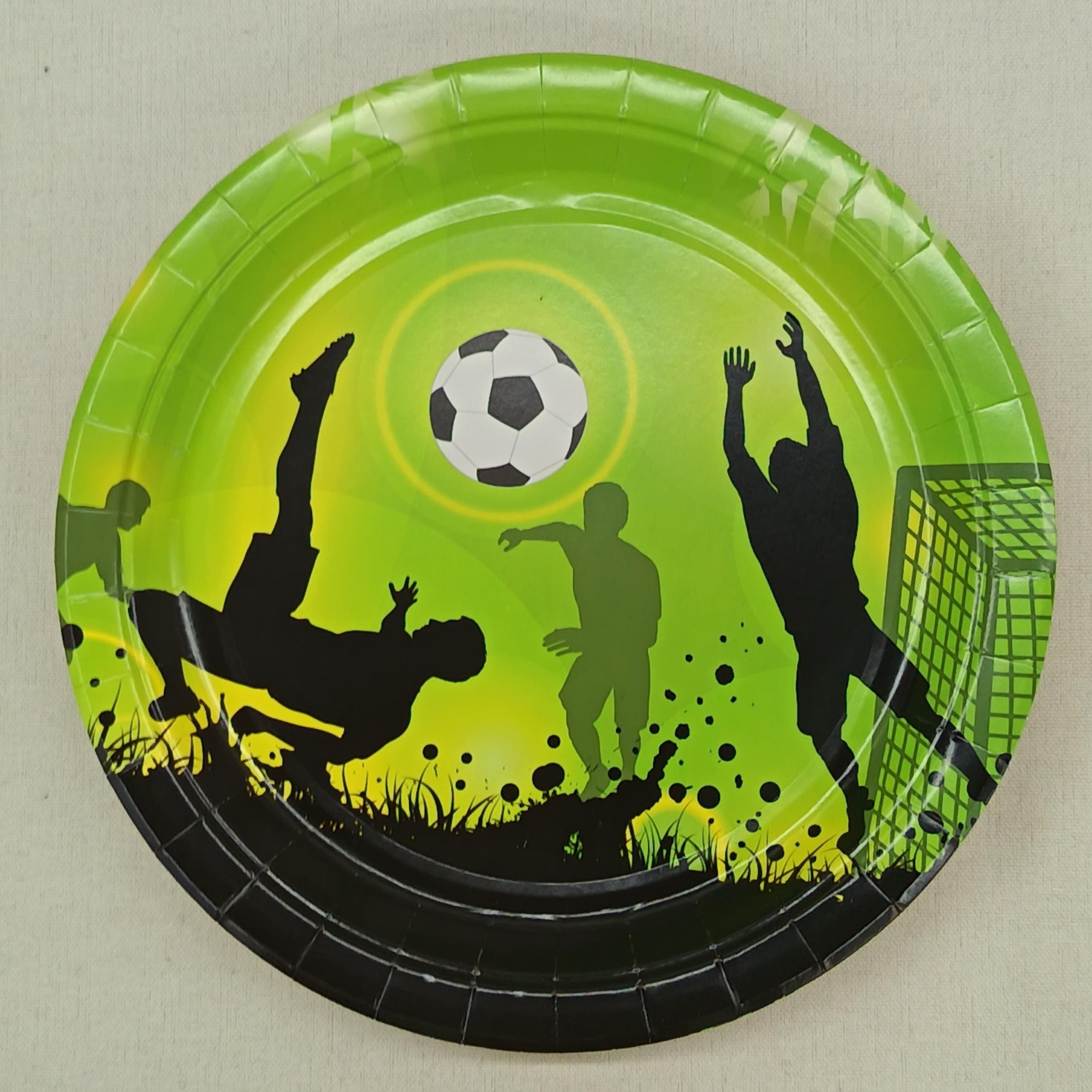 Football Paper Plate