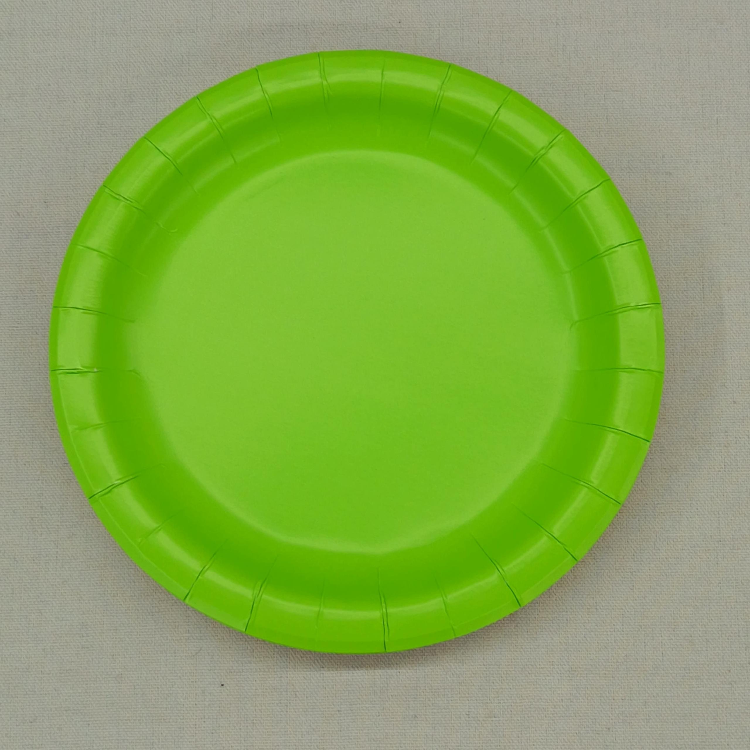 Solid Color Paper Plate for Birthday Party