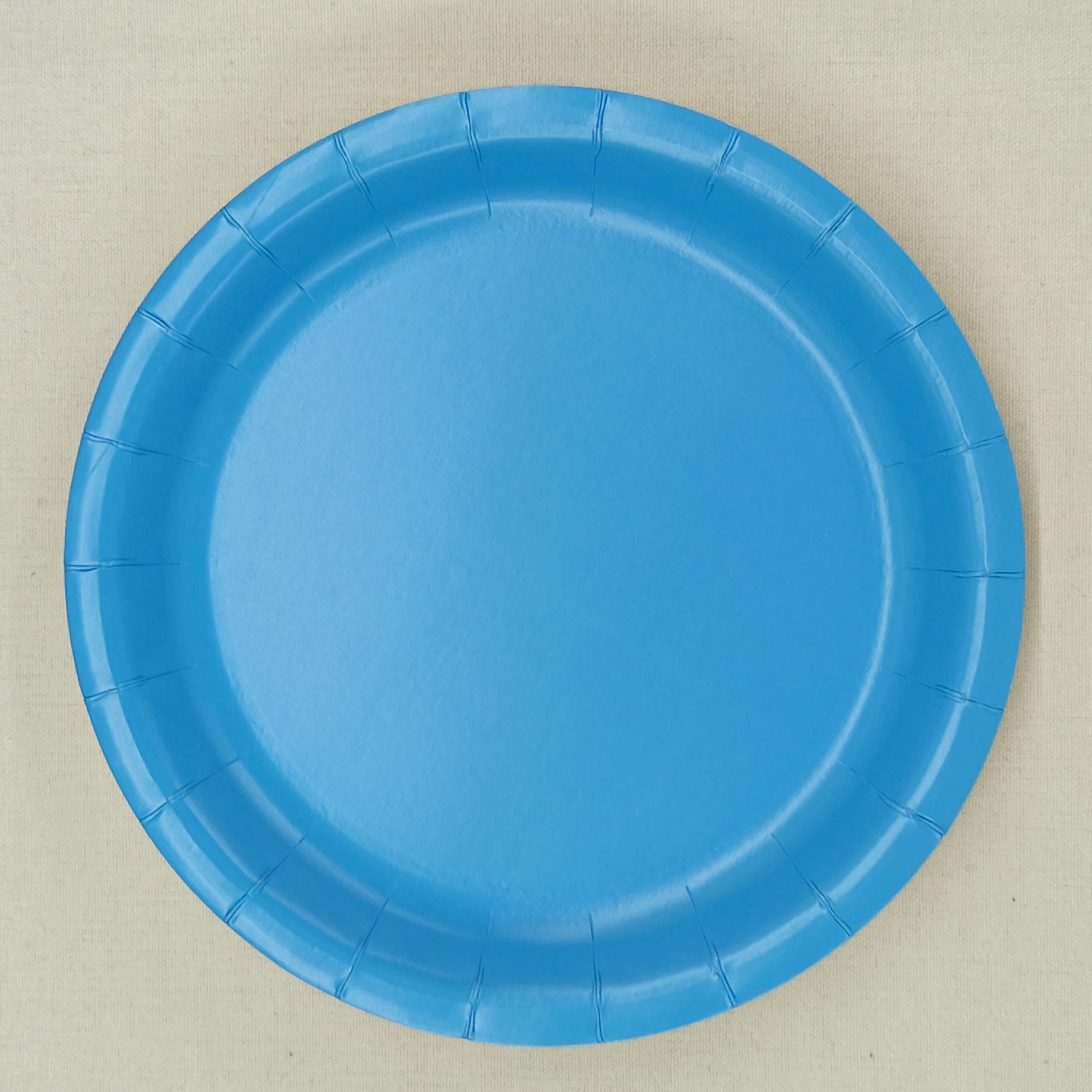 Solid Color Paper Plate for Birthday Party