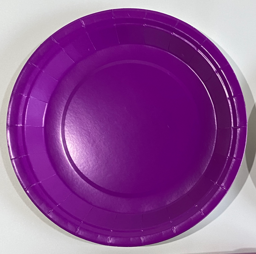 Solid Color Paper Plate for Birthday Party