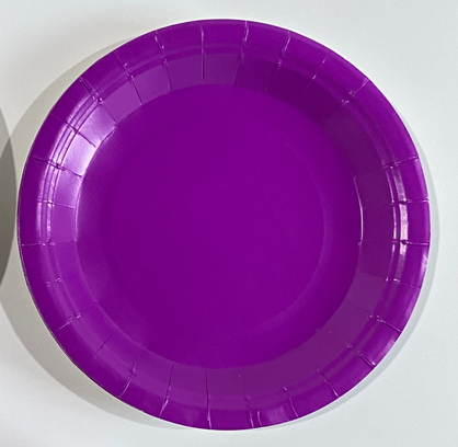 Solid Color Paper Plate for Birthday Party