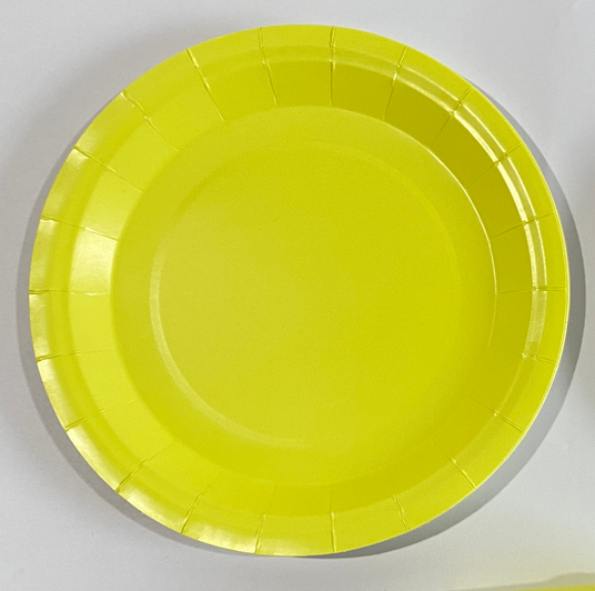 Solid Color Paper Plate for Birthday Party