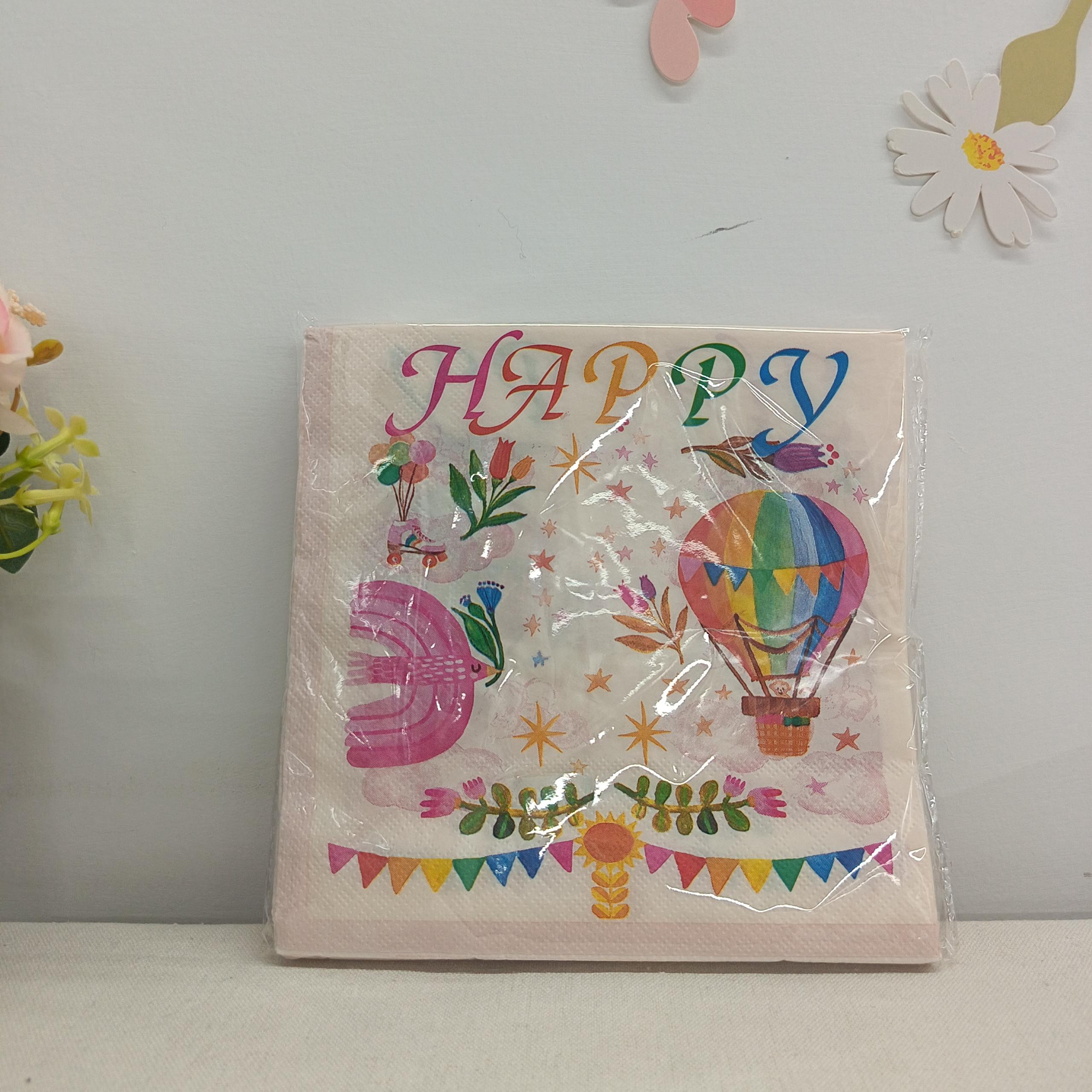 Hot Air Balloon Napkin