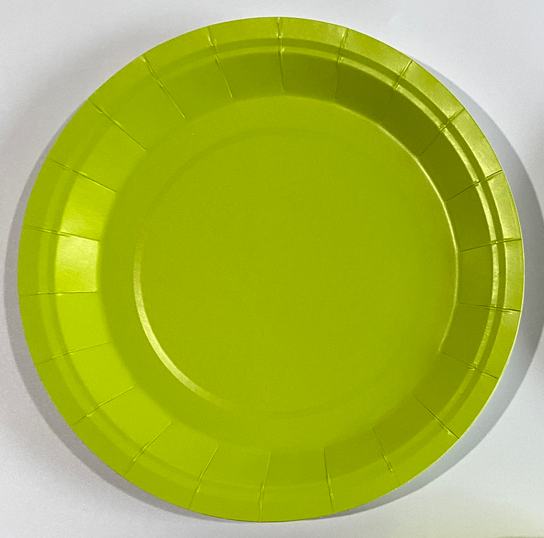 Solid Color Paper Plate for Birthday Party