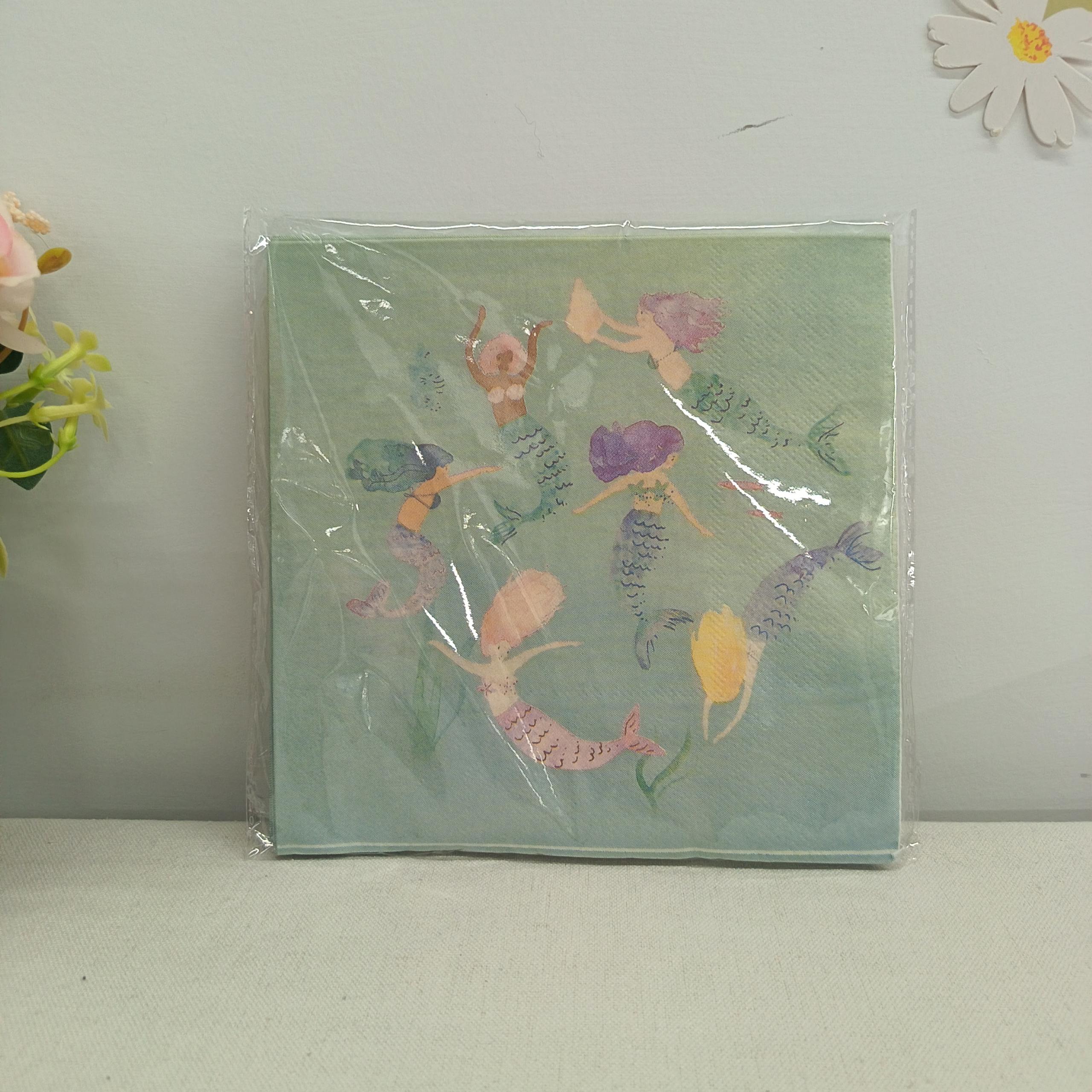 Mermaid Paper Napkin