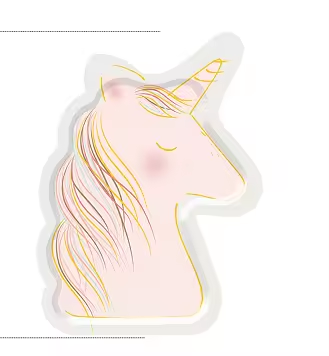 Unicorn Paper Plate