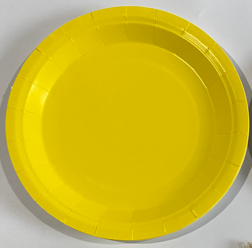 Solid Color Paper Plate for Birthday Party