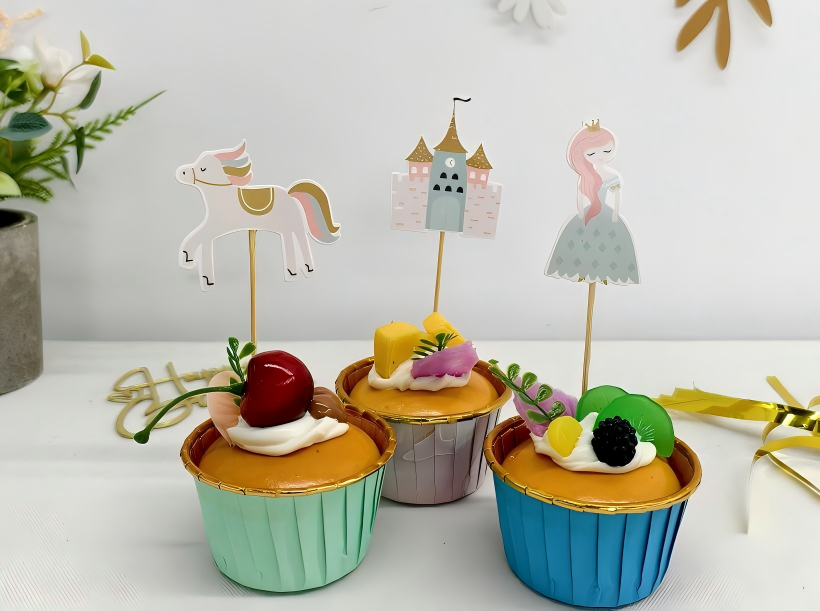 Princess Paper Cake Toppers