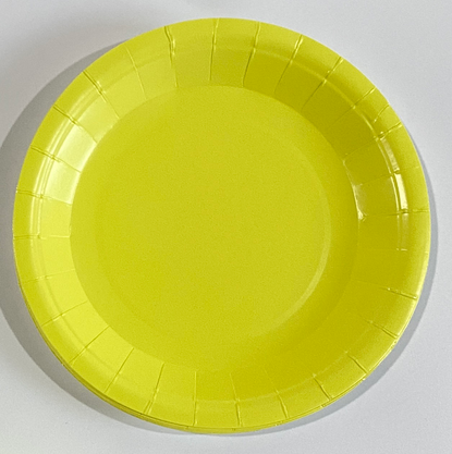 Solid Color Paper Plate for Birthday Party