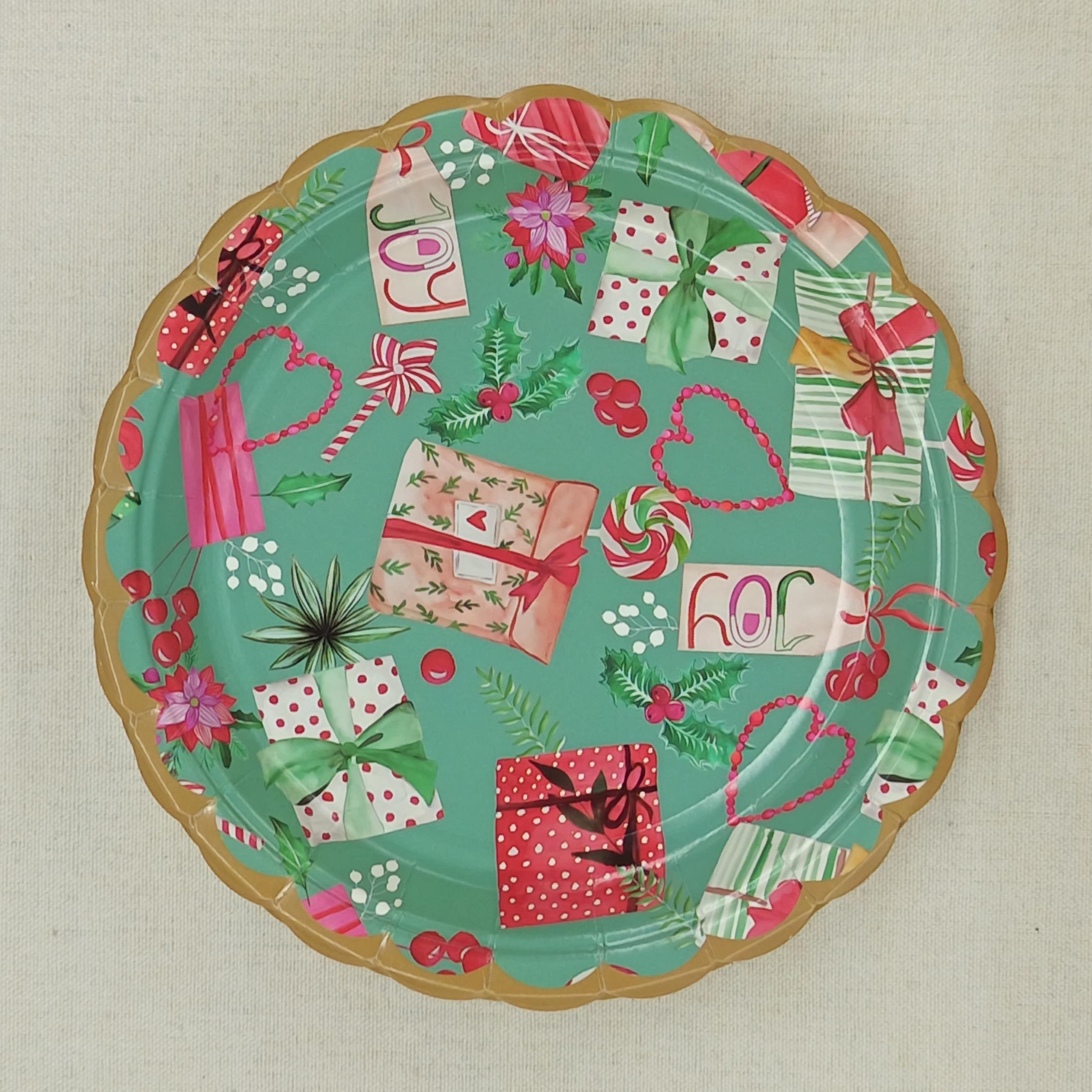 Christmas Paper Plates