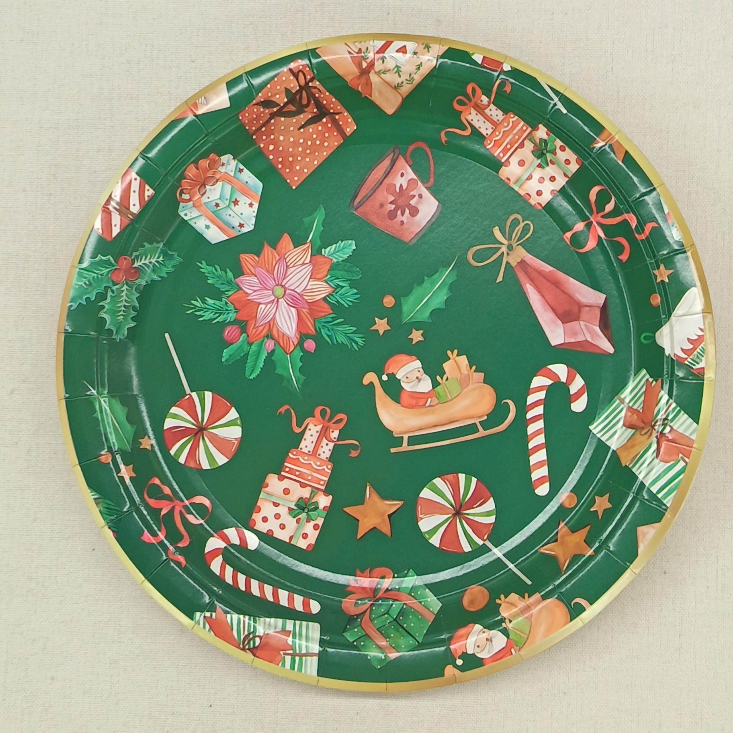 Christmas Paper Plates