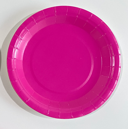 Solid Color Paper Plate for Birthday Party