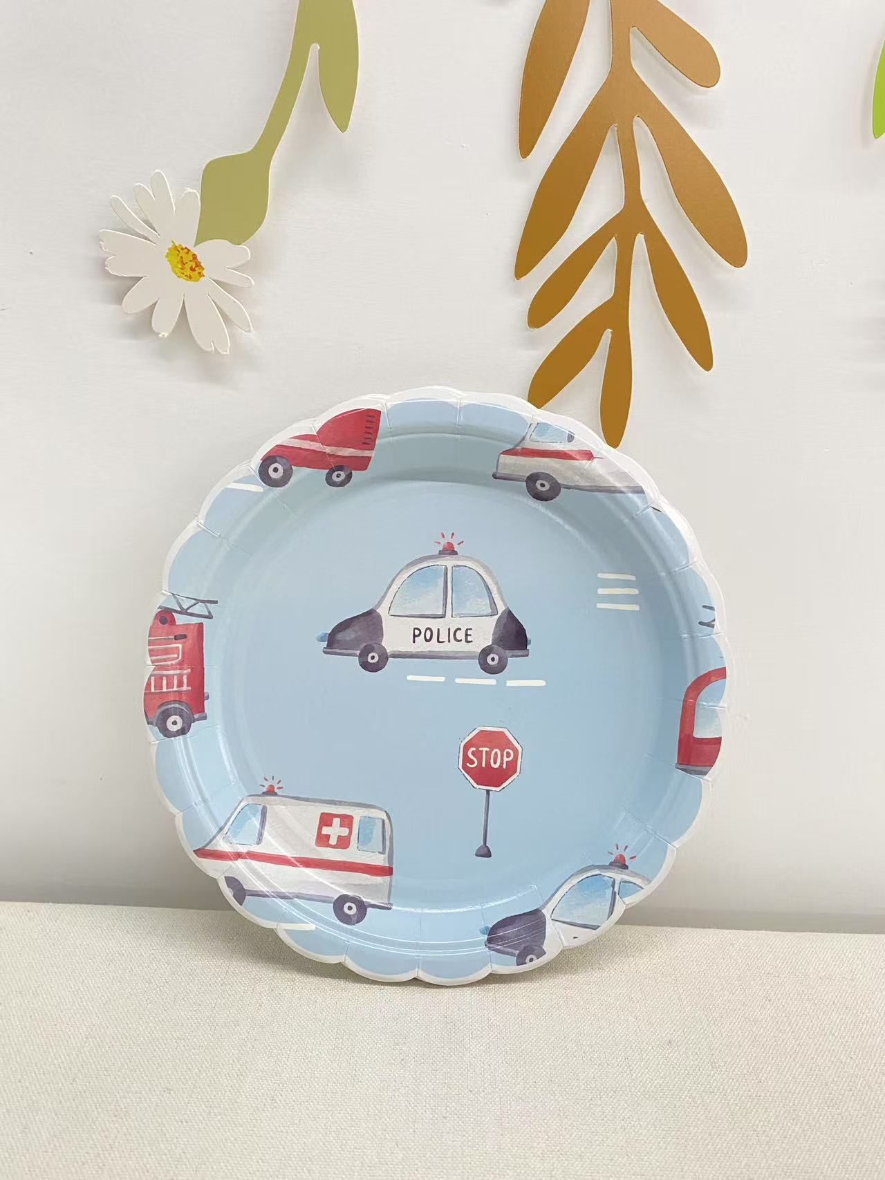 Kids Theme Paper Plates
