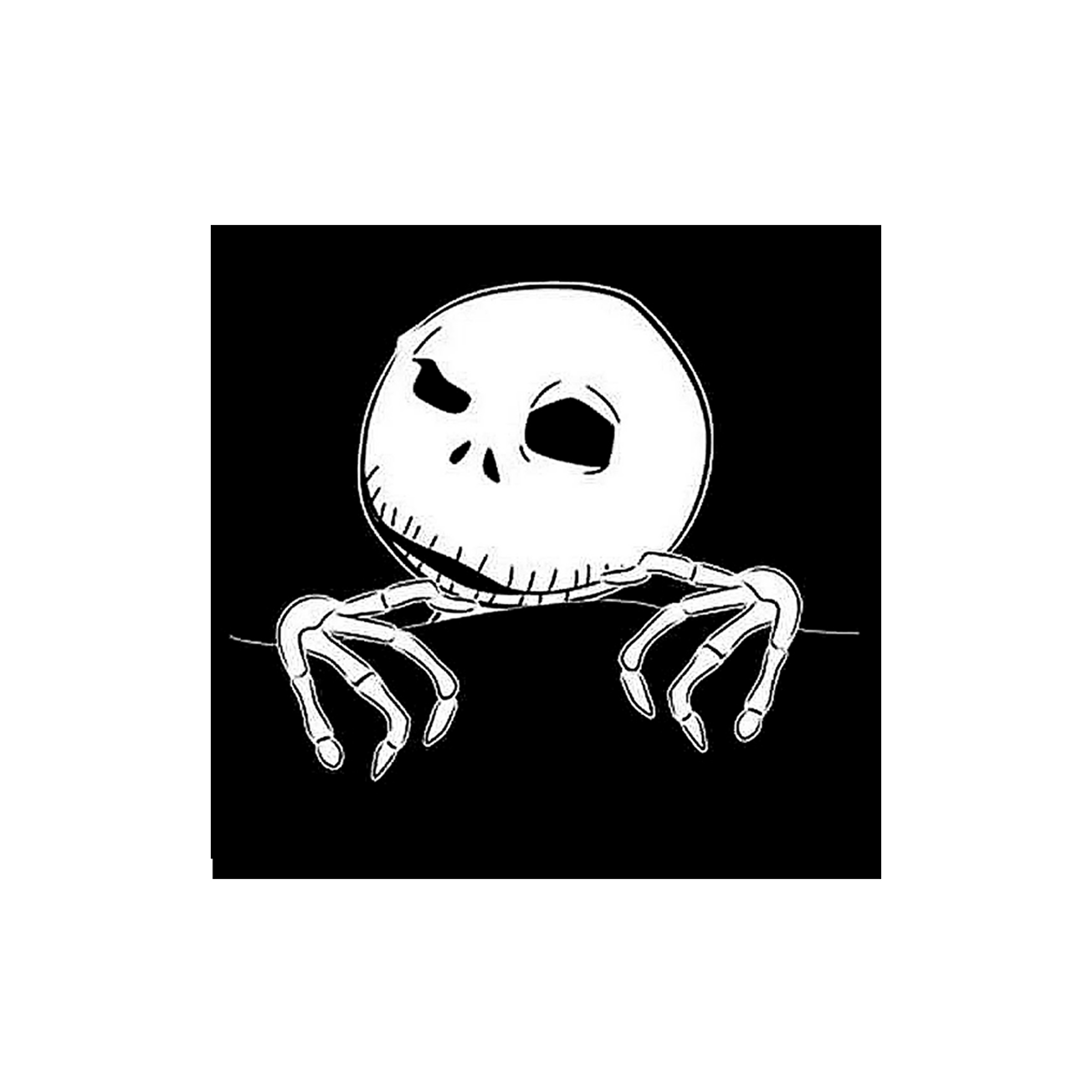 Halloween Black Color White Ghost Paper Napkin