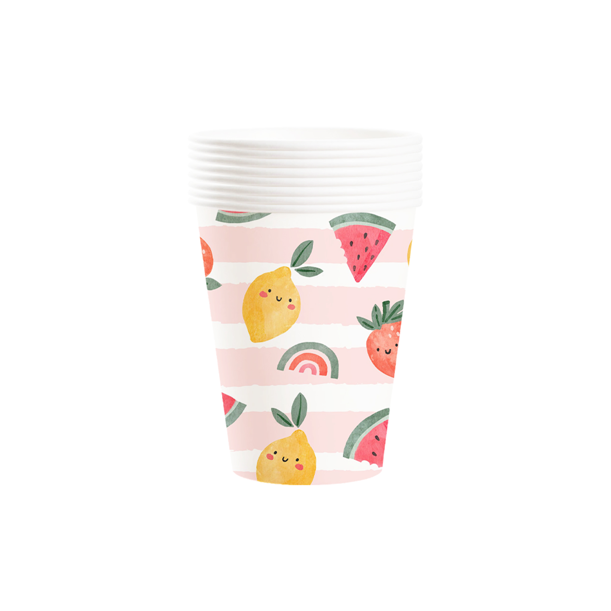Fruit Theme Pink 9oz Cup