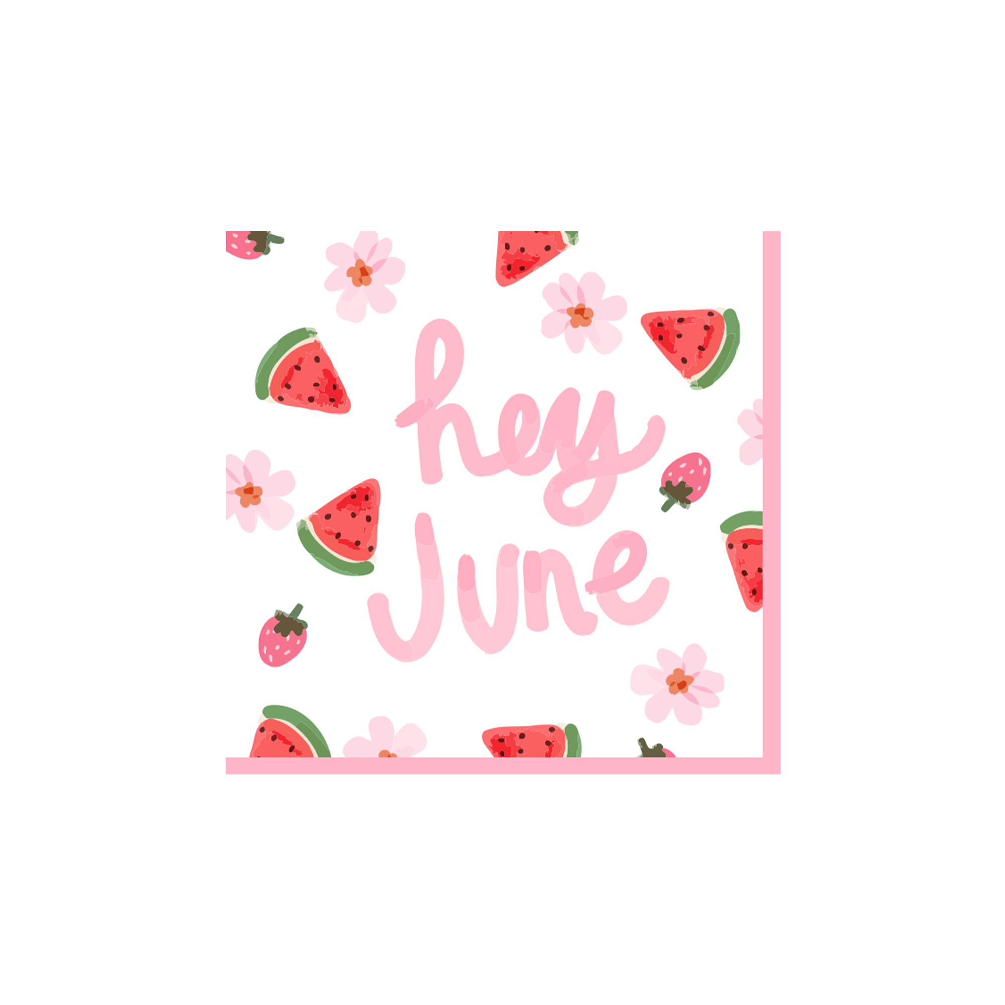 Summer Watermelon Napkin