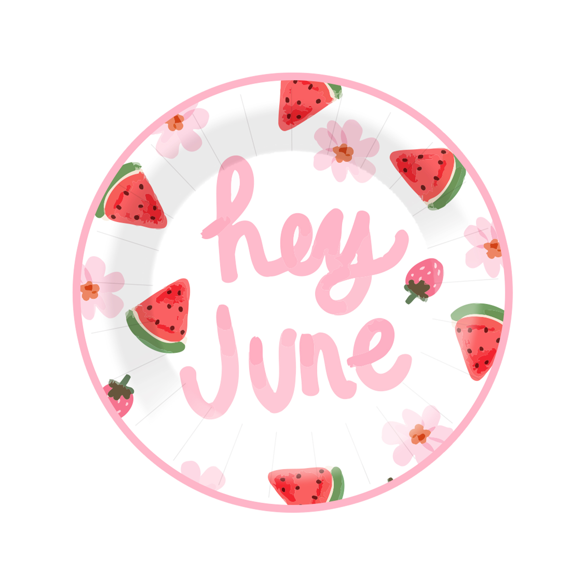 Summer Watermelon Dinner Plate