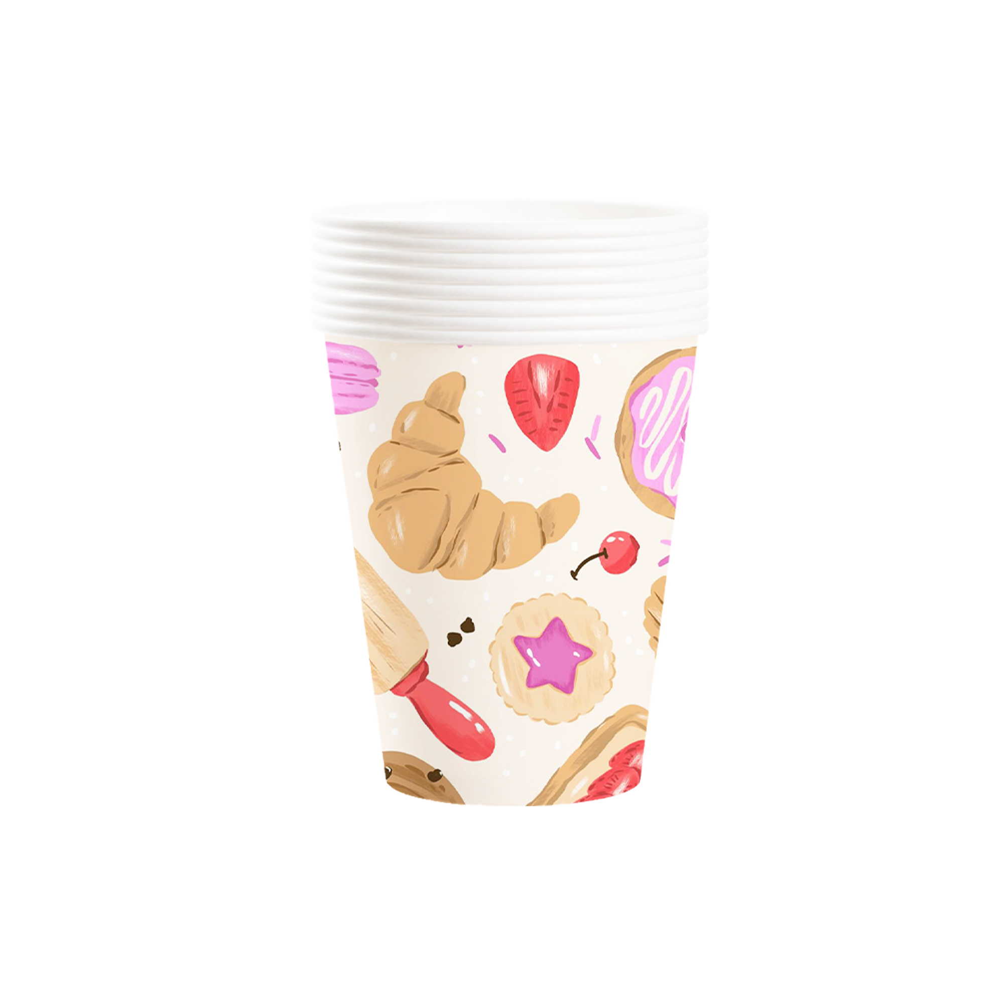 Donut Croissant 9oz Cup