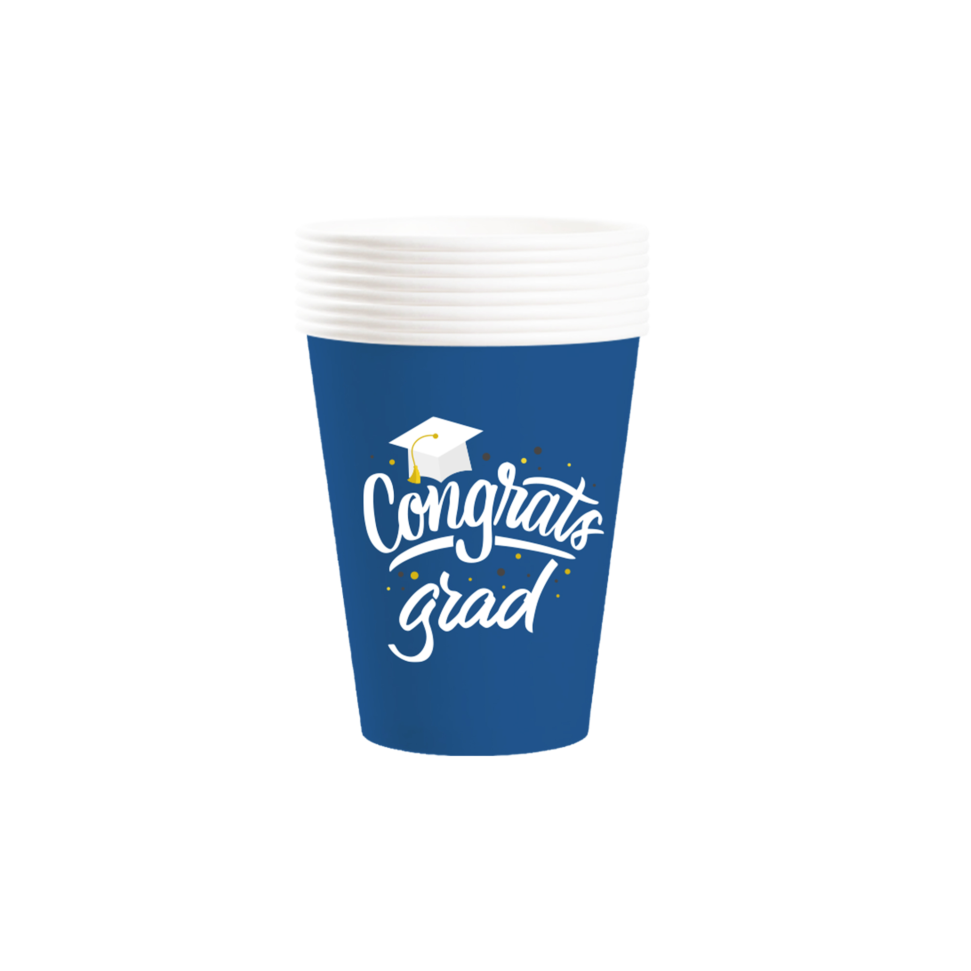 Graduation Theme Blue 9oz Cup