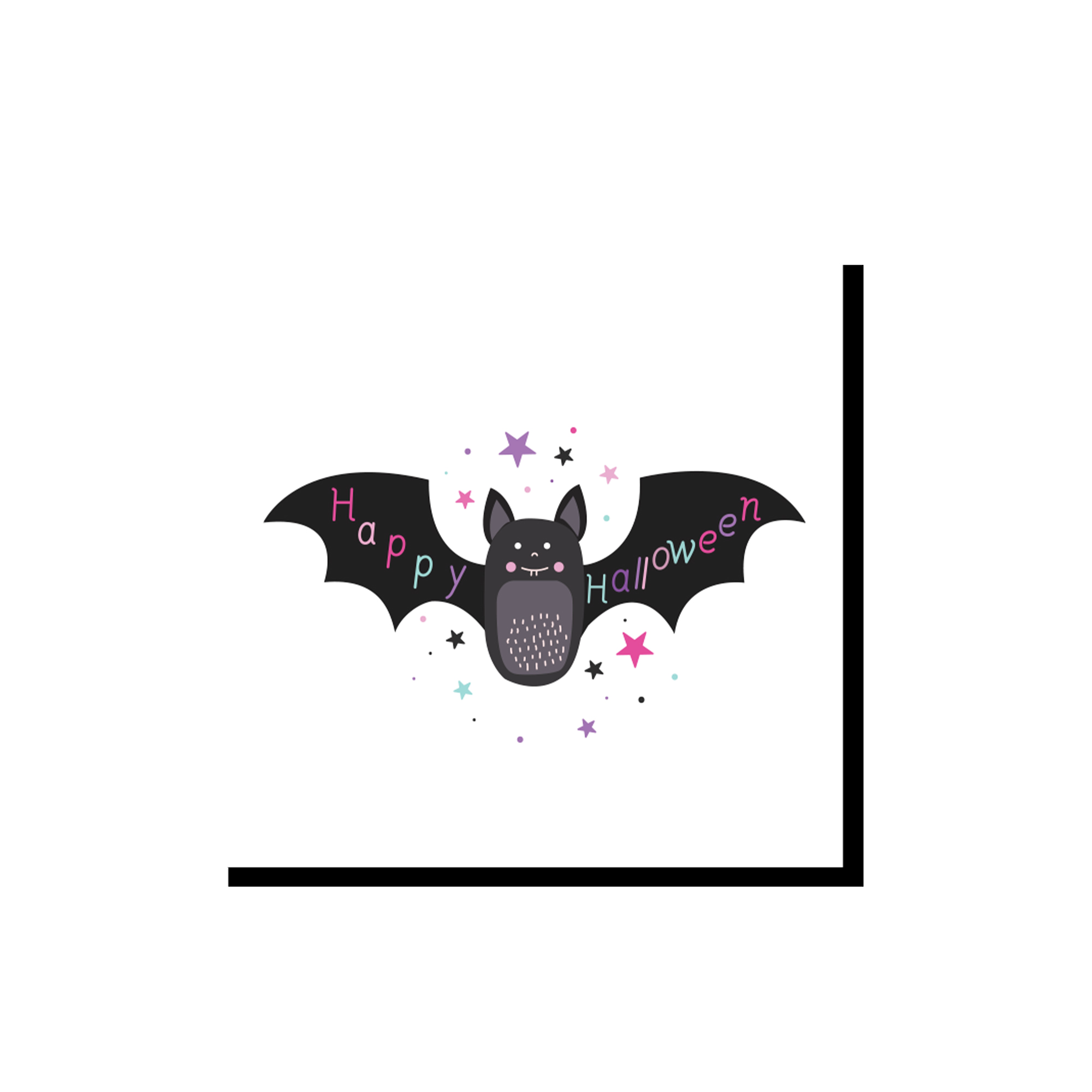 Halloween Theme Bat Napkin